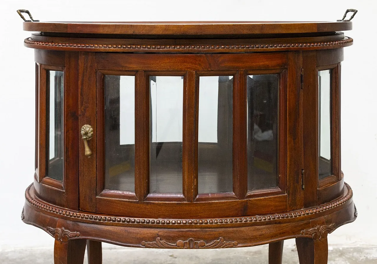 Mobile bar in legno di mogano con vassoio, '900 9