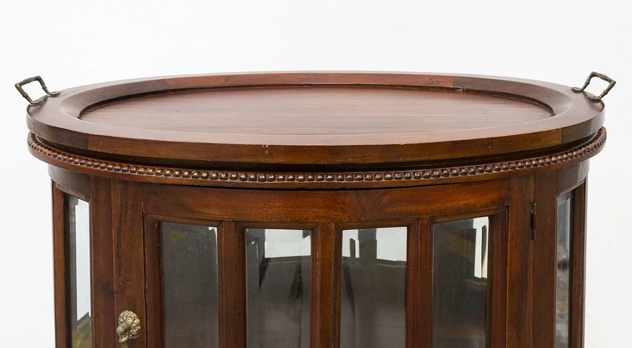 Mobile bar in legno di mogano con vassoio, '900 11