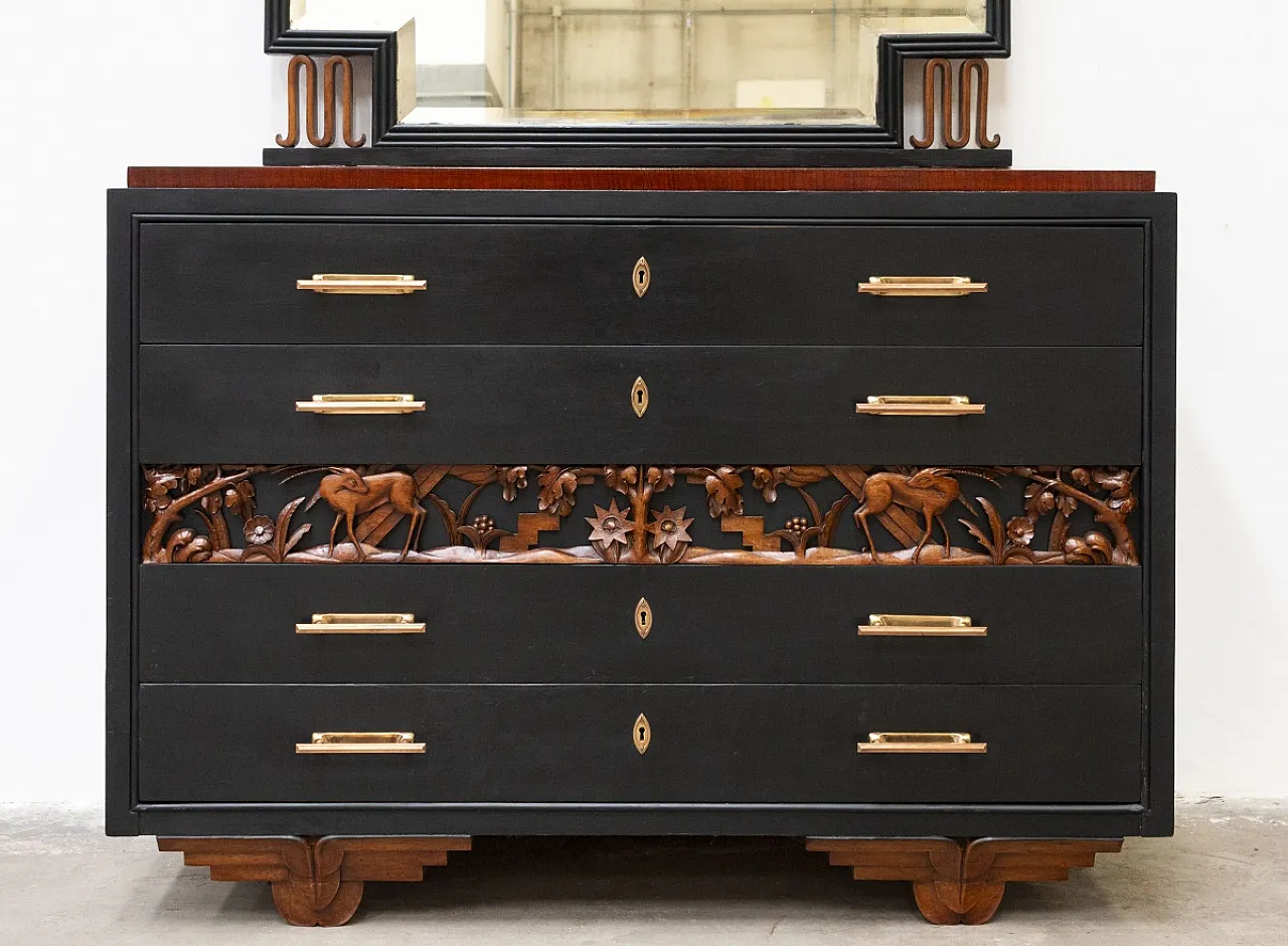 Carved dresser, early 20th century 2