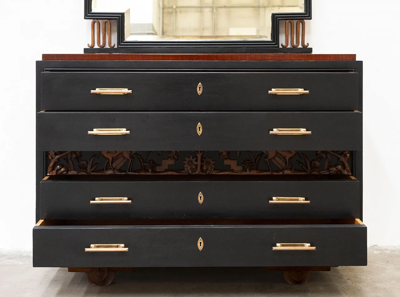Carved dresser, early 20th century 3
