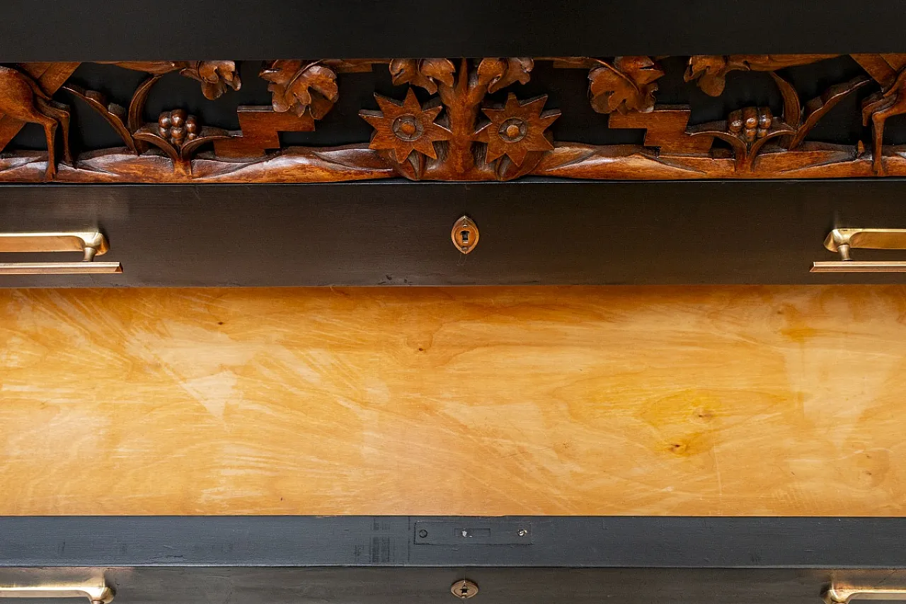 Carved dresser, early 20th century 4