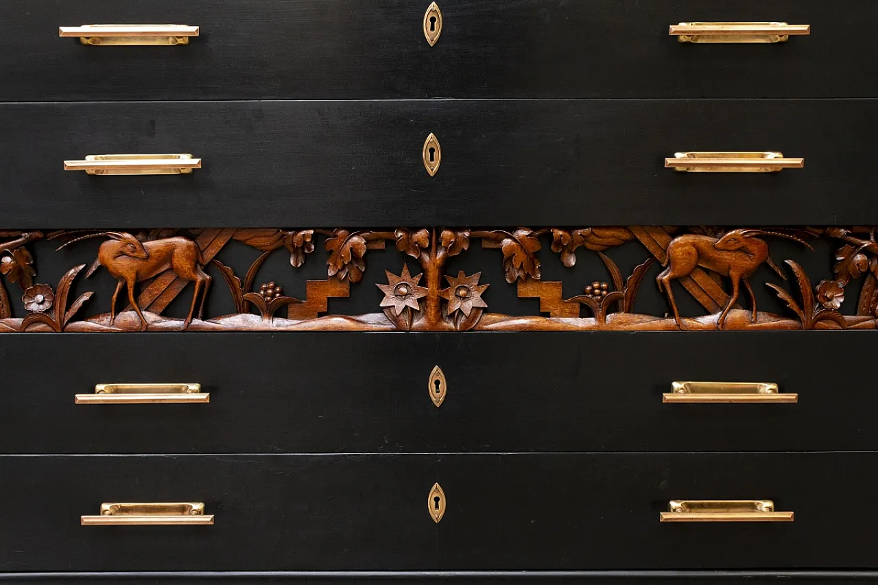Carved dresser, early 20th century 5