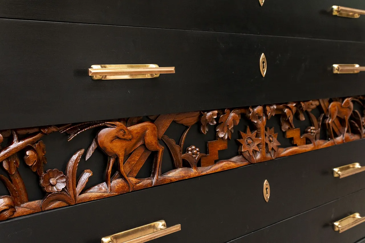 Carved dresser, early 20th century 6