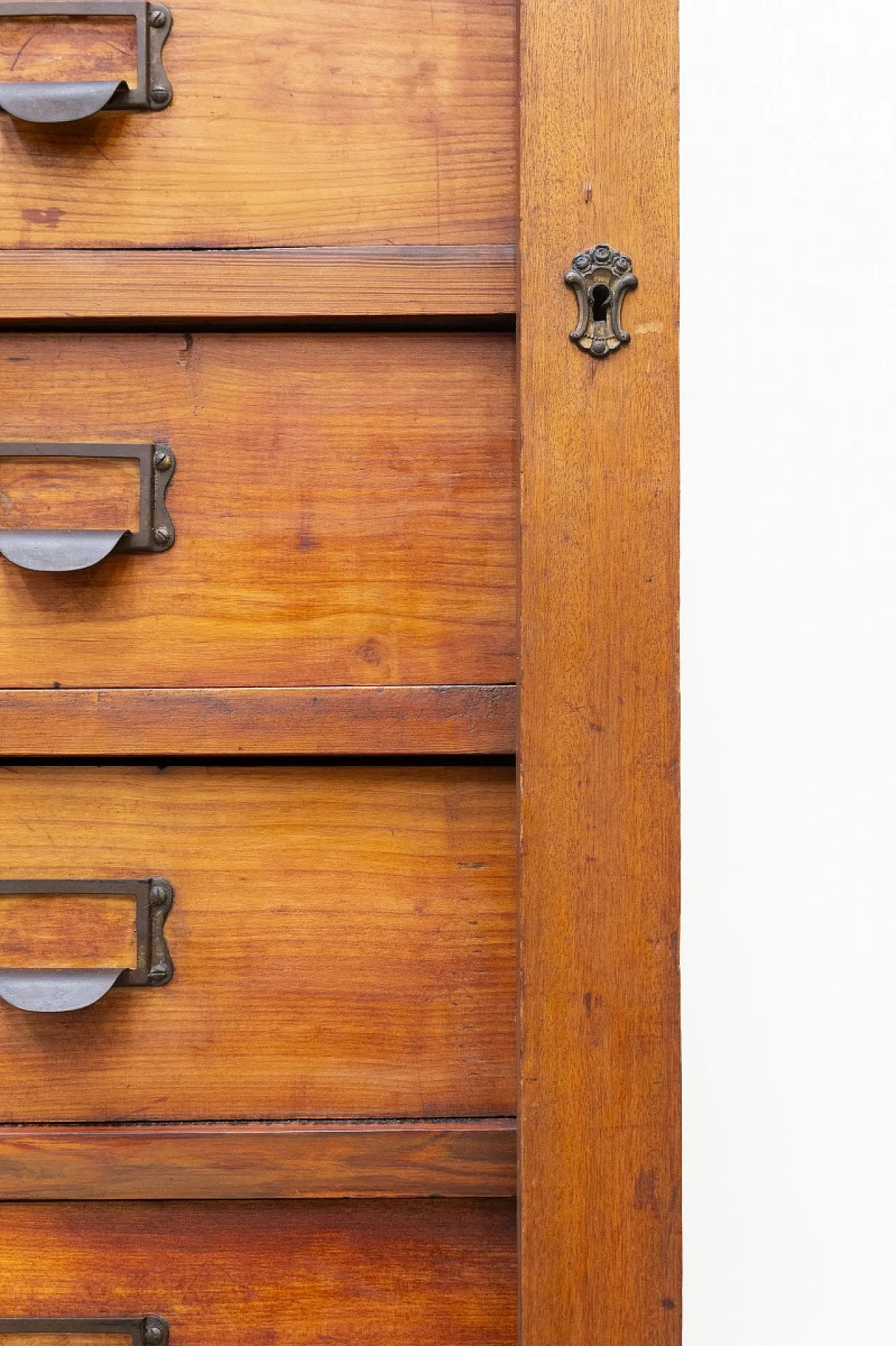 Solid oak filing cabinet, early 20th century 7