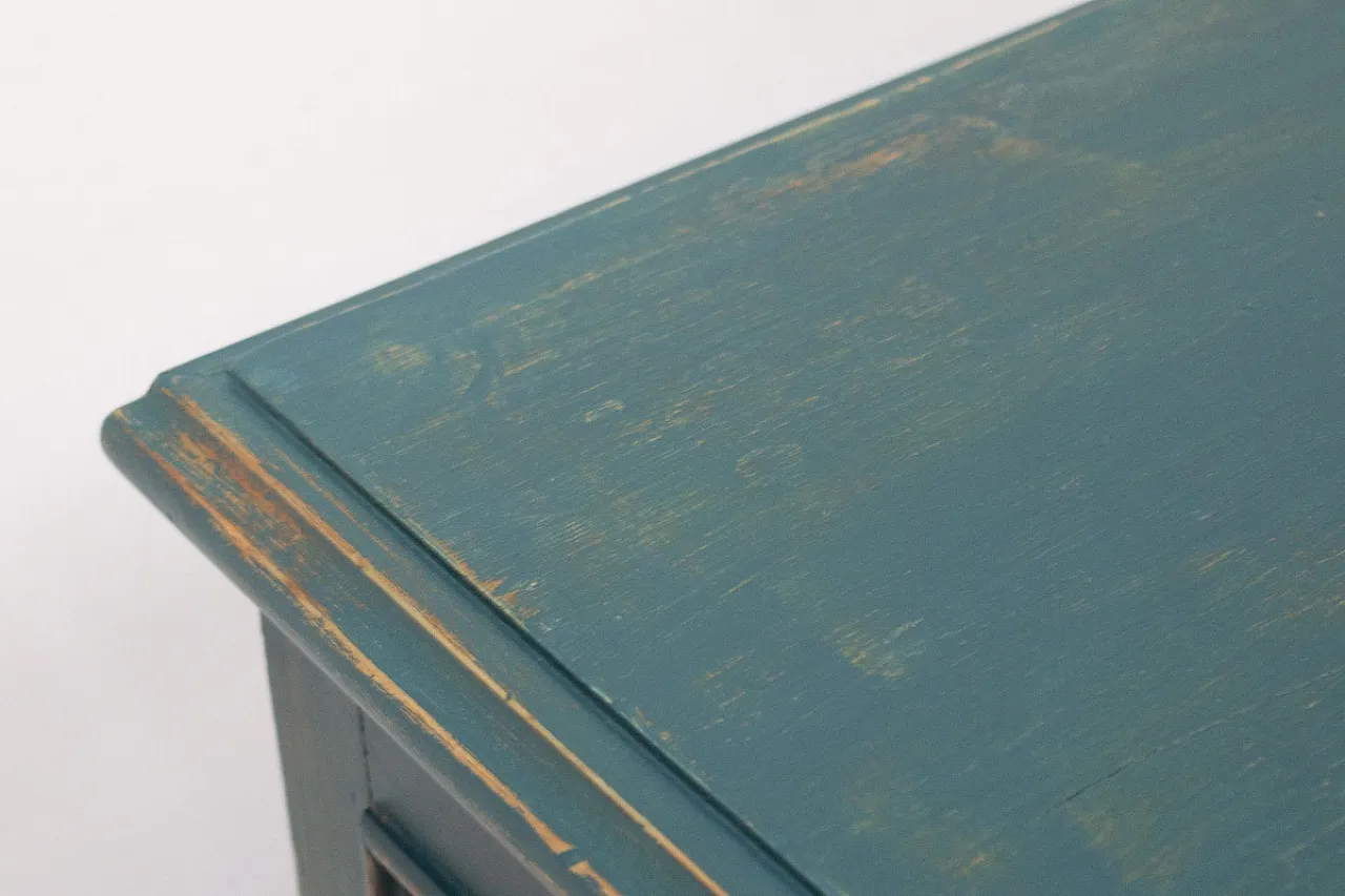 Cassettiera in abete e maniglie in ferro antichizzato, '900 11