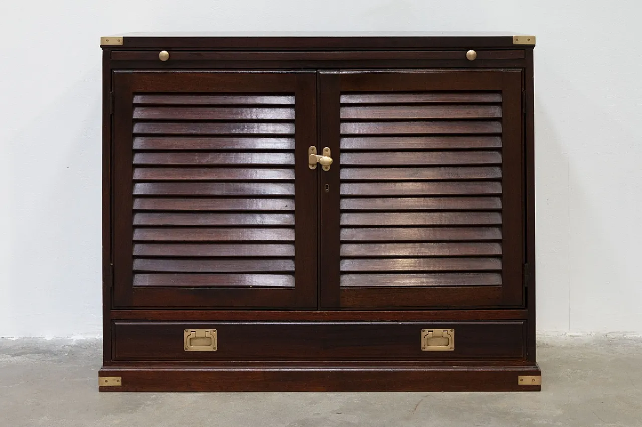 Mobile a due ante in mogano stile Vecchia Marina, '900 2