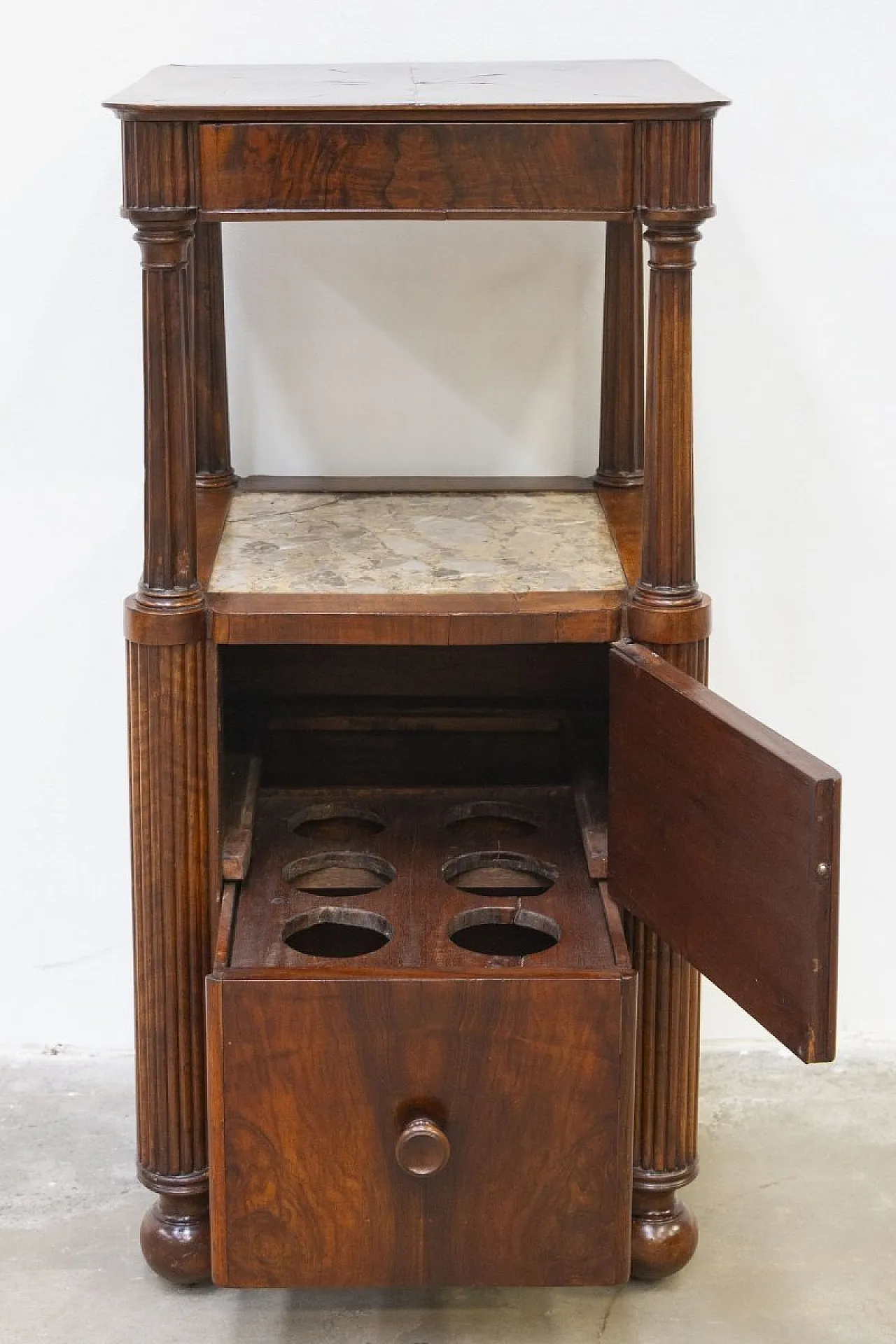 Mobile bar francese in noce, '800 1