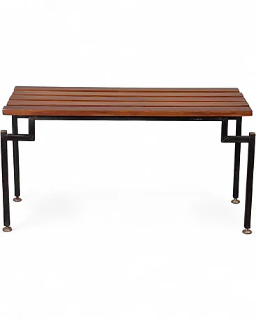 Panca in teak, anni '60