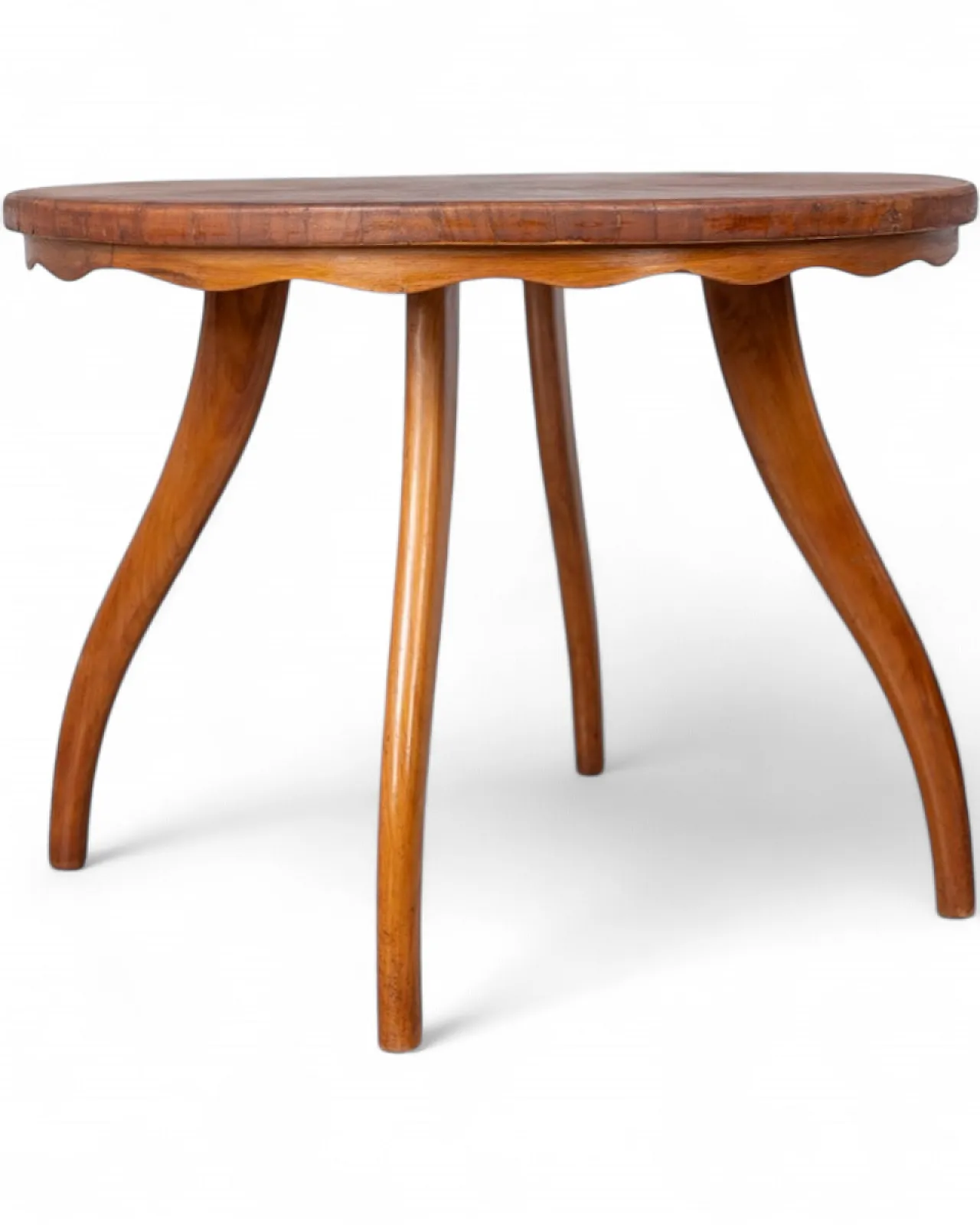 Walnut coffee table, 1940s 9