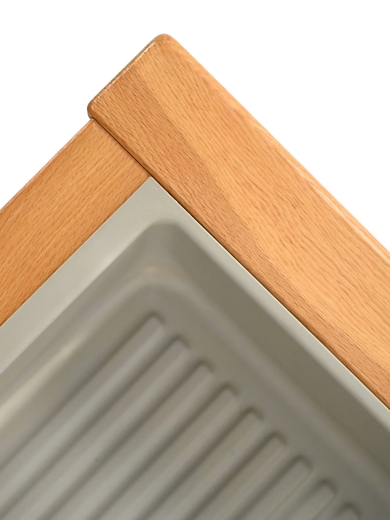 Panca con portafiori in rovere “Florida” 7