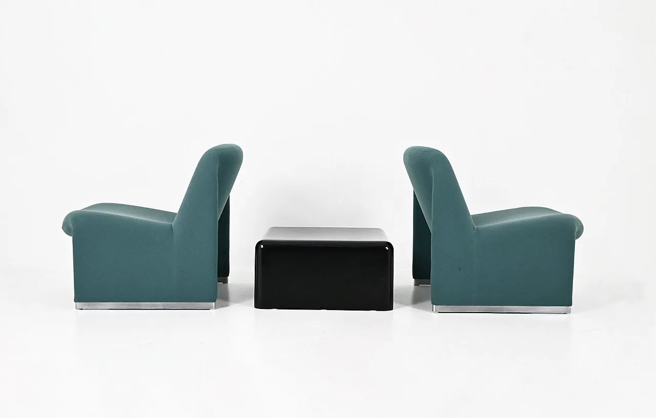 Alky Chairs and Table by Giancarlo Piretti for Anonima Castelli, 1970s 4