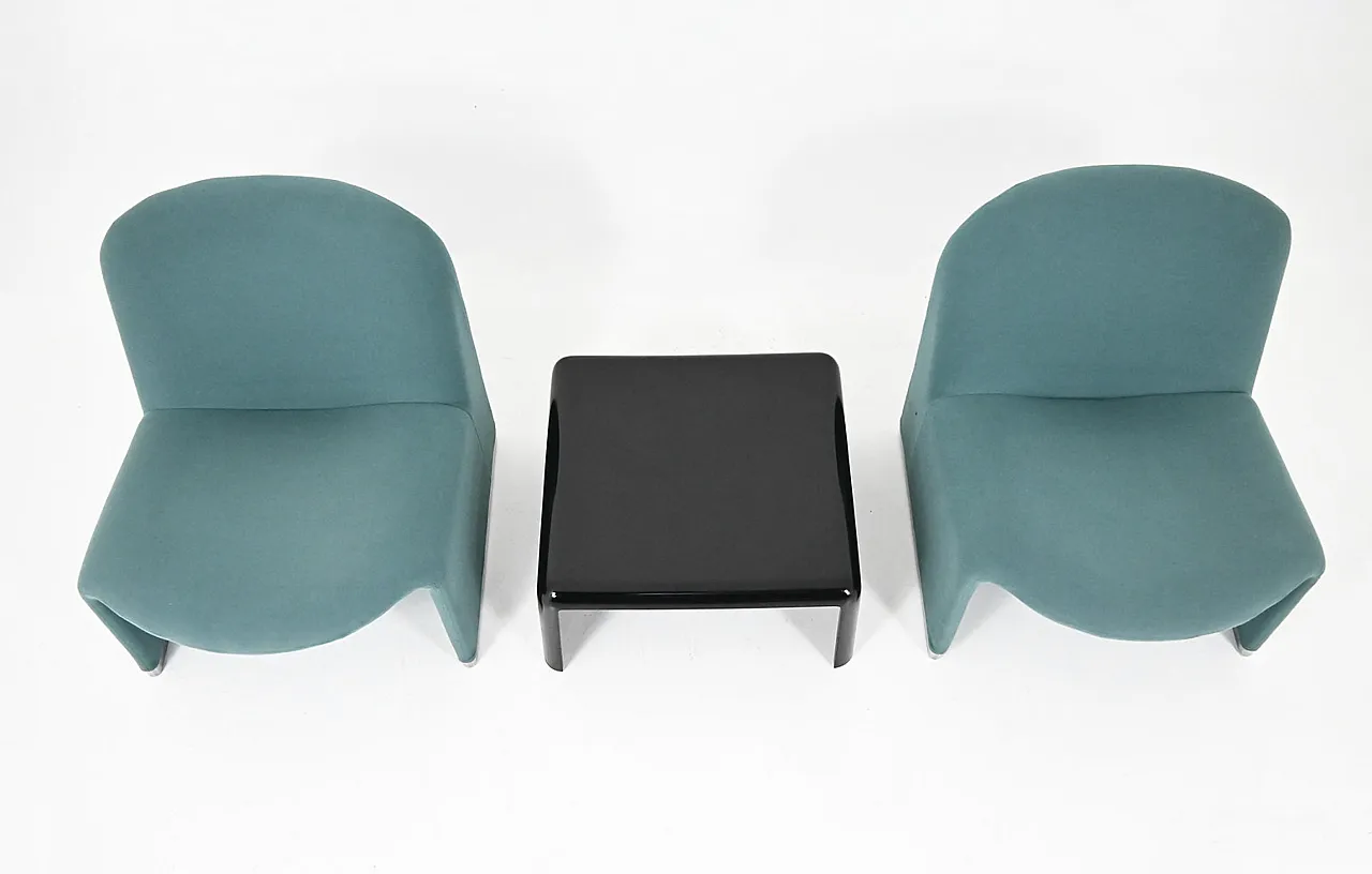 Alky Chairs and Table by Giancarlo Piretti for Anonima Castelli, 1970s 7