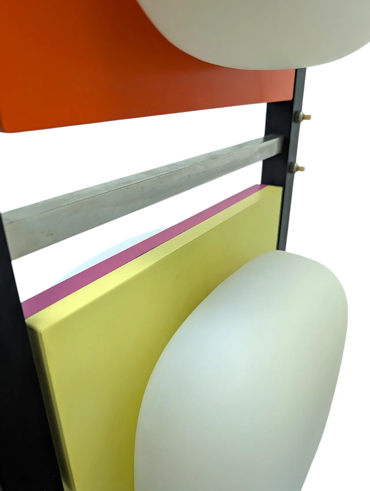 Floor lamp with 4 tilting lights, Italian manufacture, 1970s 9