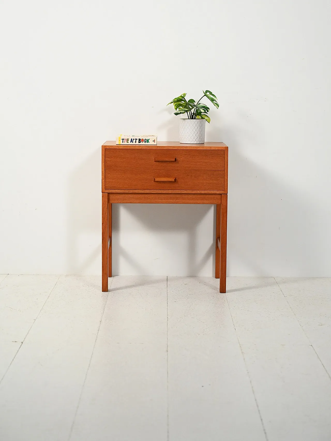 Scandinavian teak bedside table from the 1960s 1