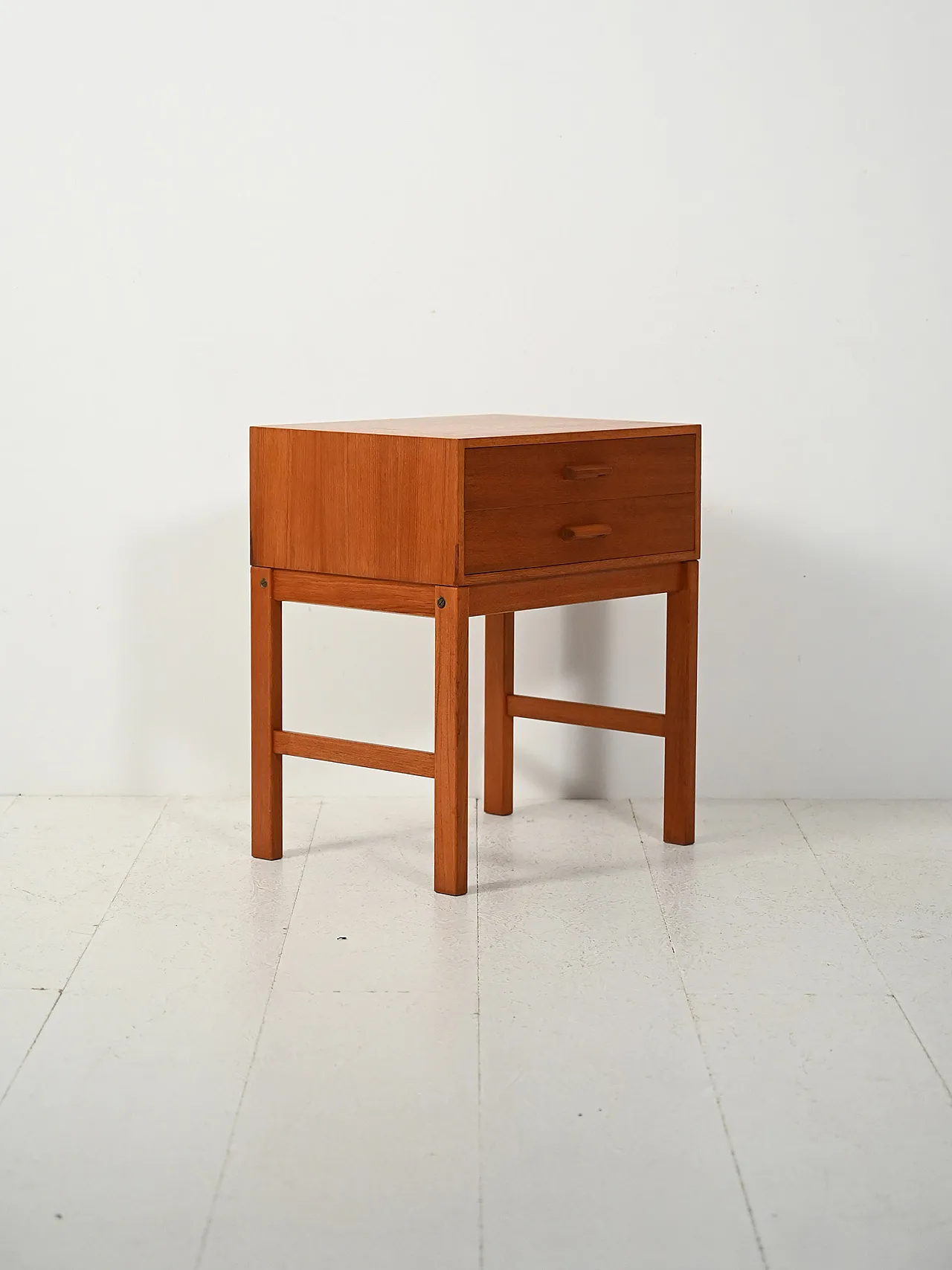 Scandinavian teak bedside table from the 1960s 3