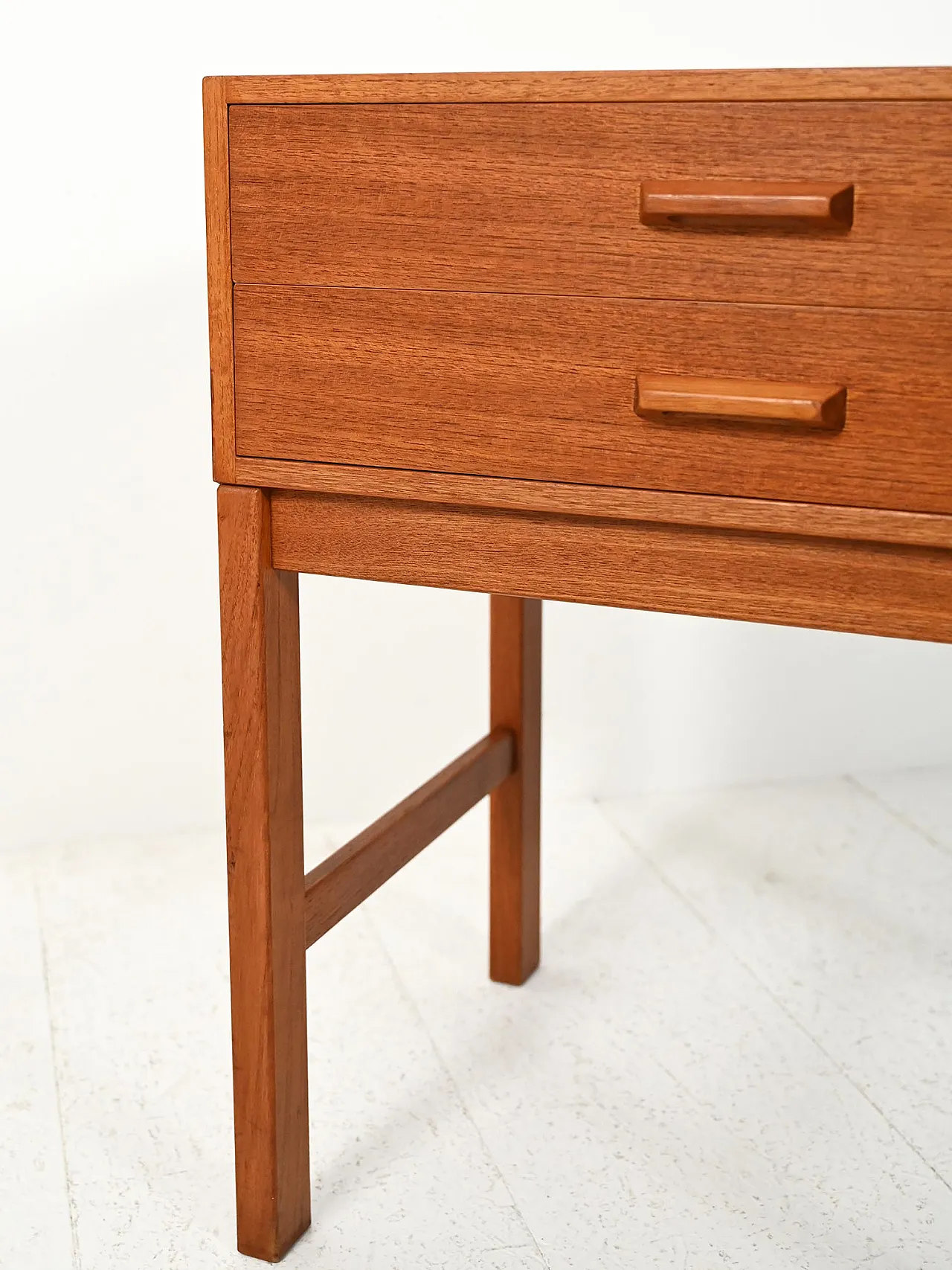 Scandinavian teak bedside table from the 1960s 7