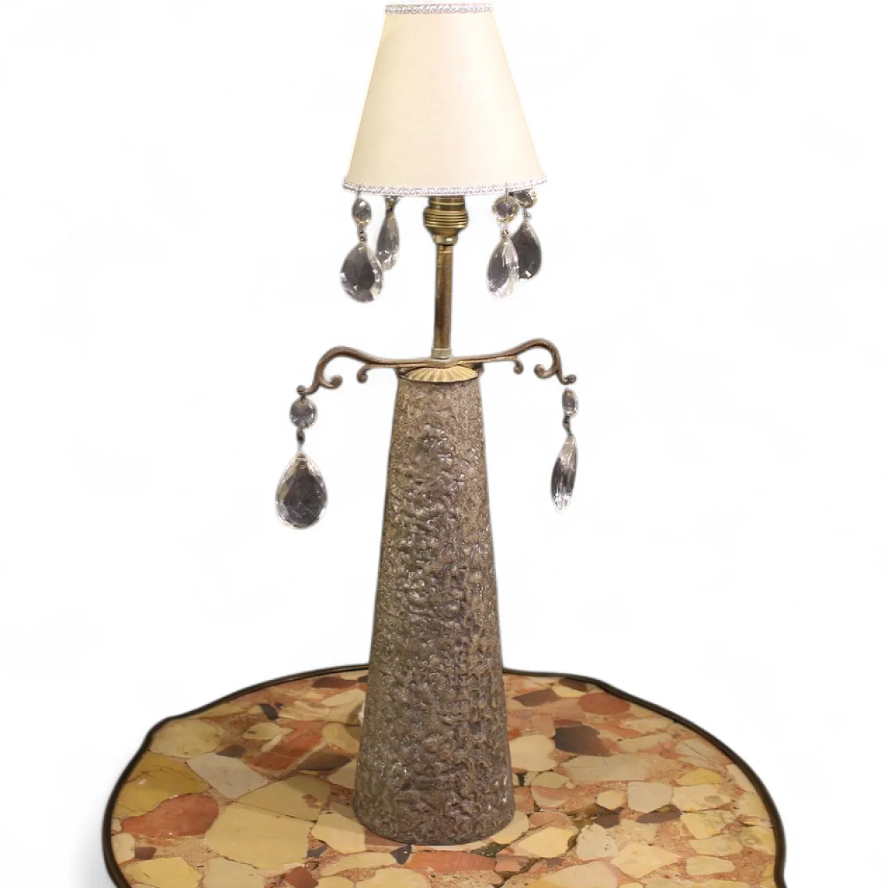 Italian lamp stamped Bragalini Bologna from the 20th century 13