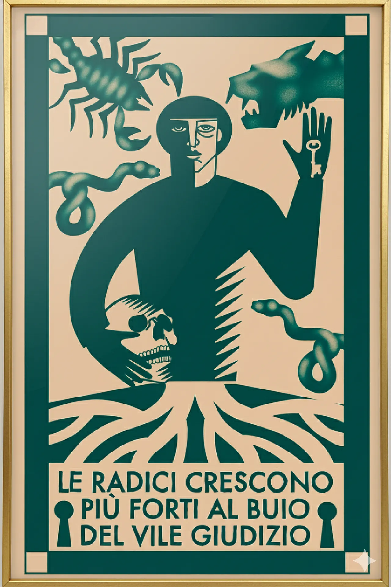 Fine Art Print Neo-Symbolist Poster The Roots, 2000s 1