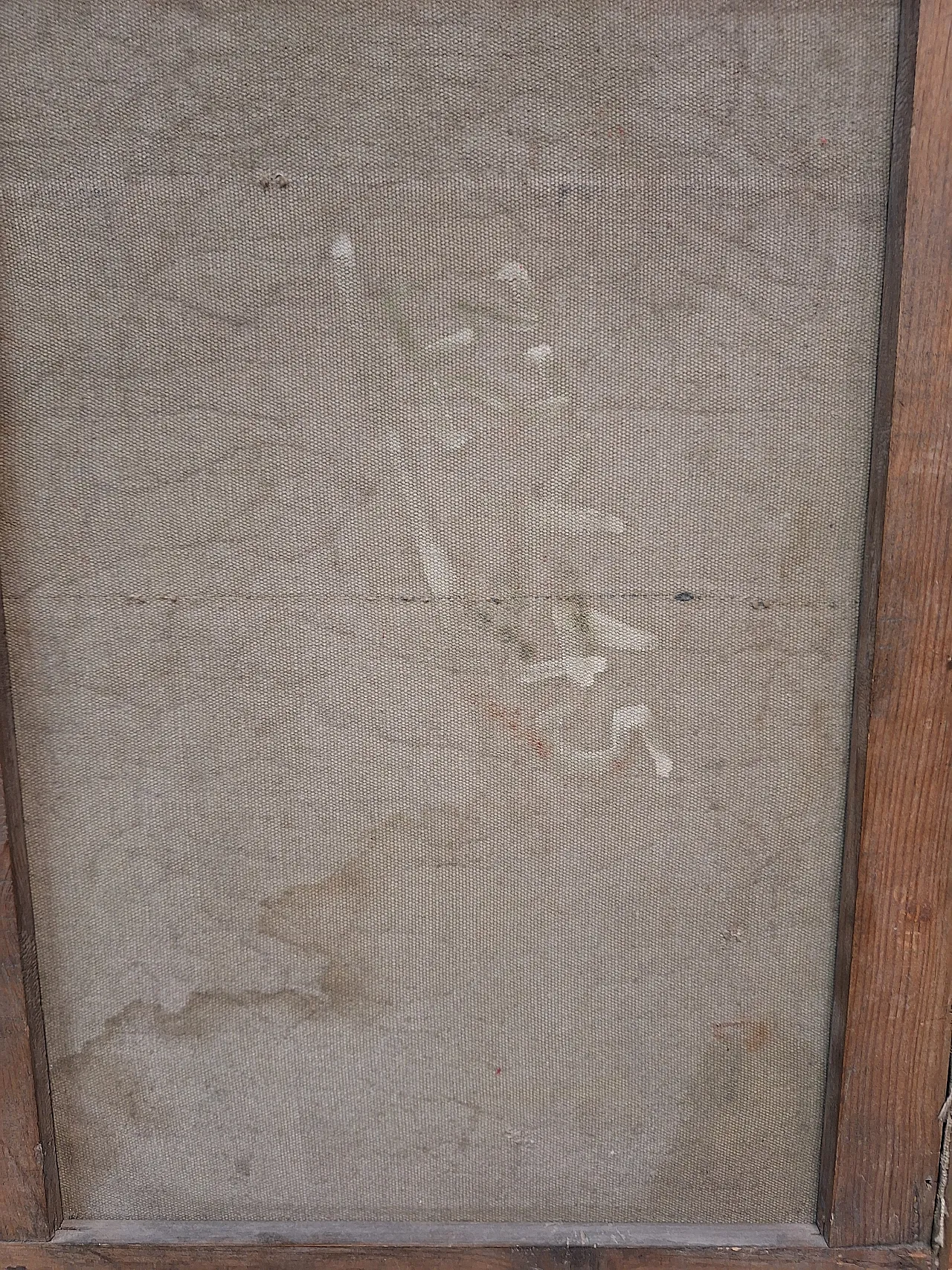 Oil on deco canvas depicting a woman with a carved and gilded frame 17