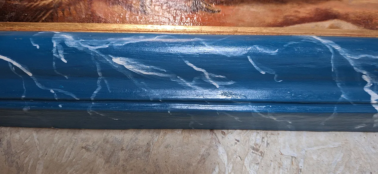 Oil painting on canvas Copy of children playing,  19th century 6