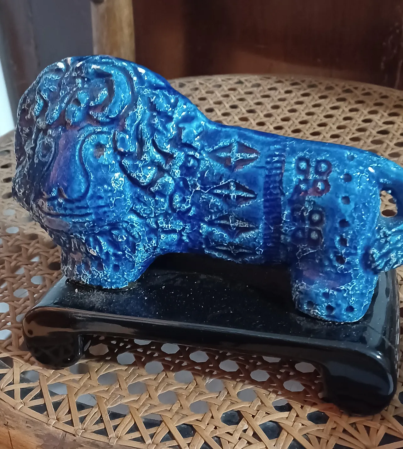 Set di 6 animali Bitossi Rimini blue, anni ‘70 3