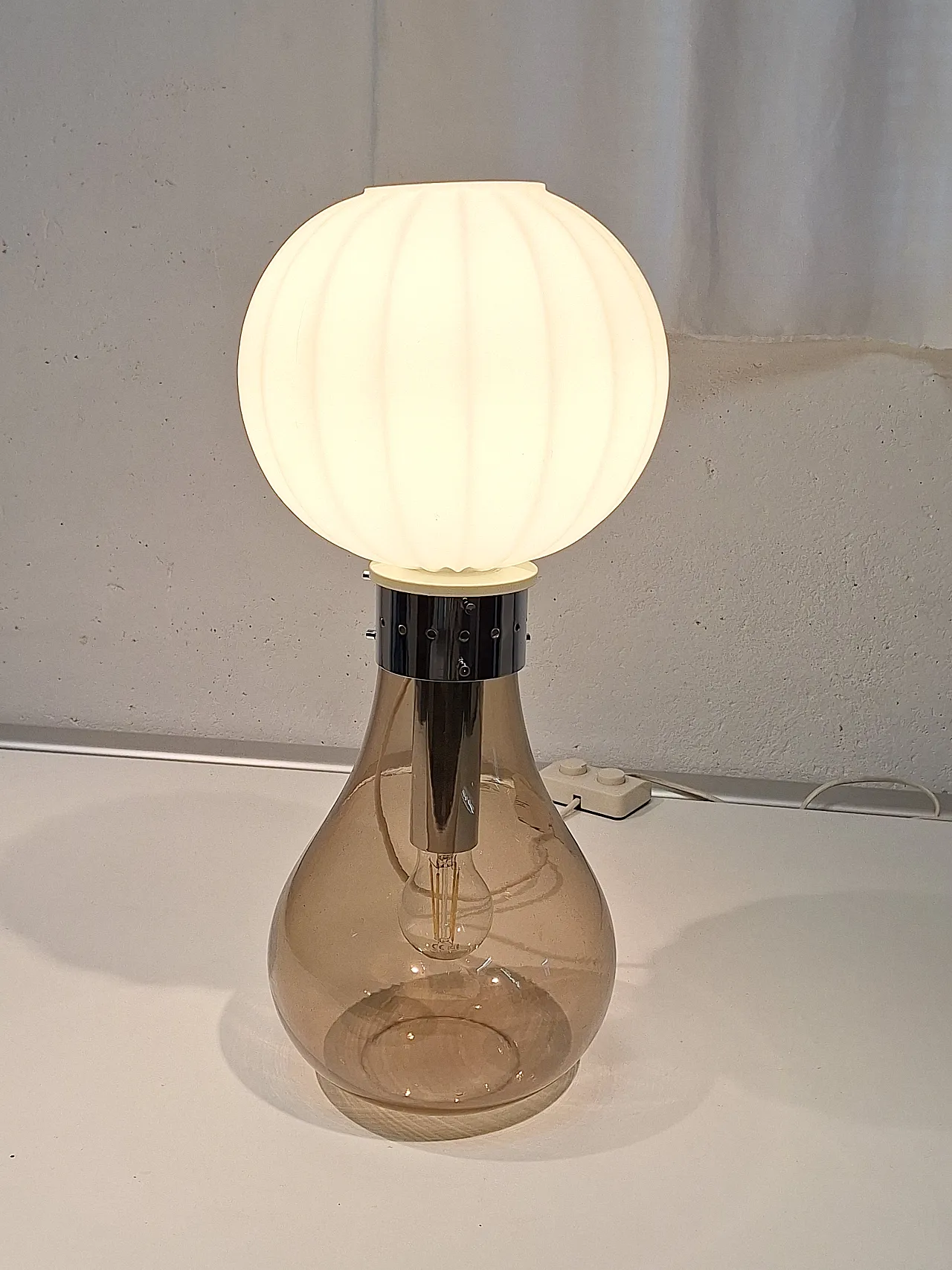 Space Age Birillo lamp attributed to Carlo Nason for Mazzega, 70s 6