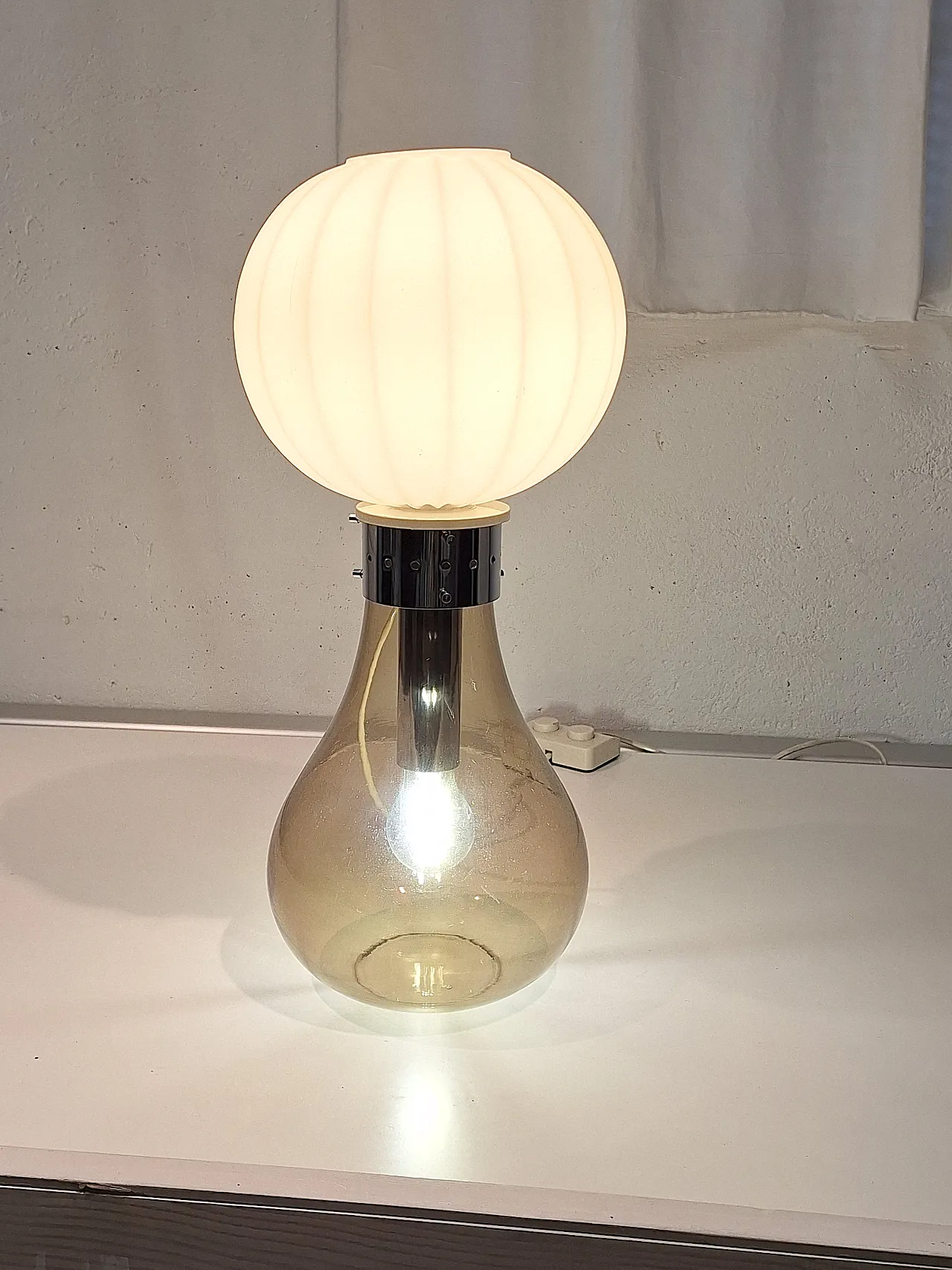 Space Age Birillo lamp attributed to Carlo Nason for Mazzega, 70s 8