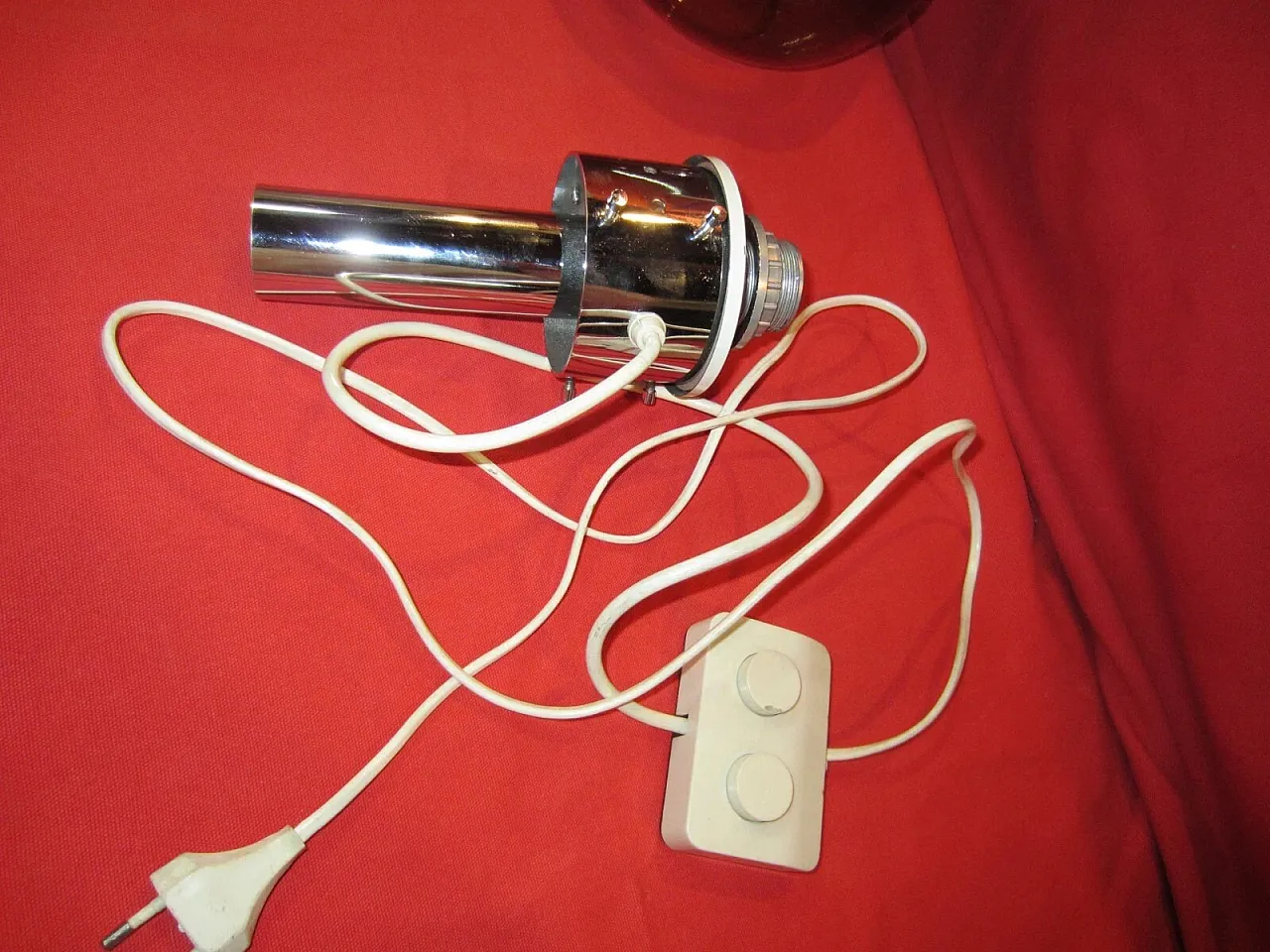 Space Age Birillo lamp attributed to Carlo Nason for Mazzega, 70s 9