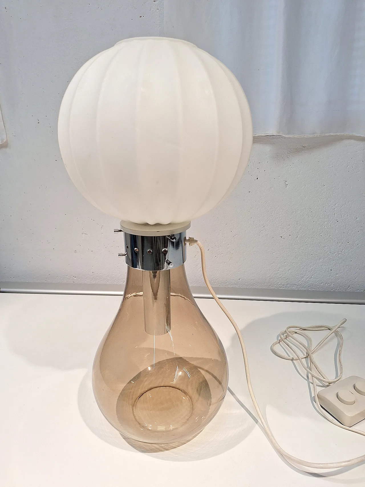 Space Age Birillo lamp attributed to Carlo Nason for Mazzega, 70s 11