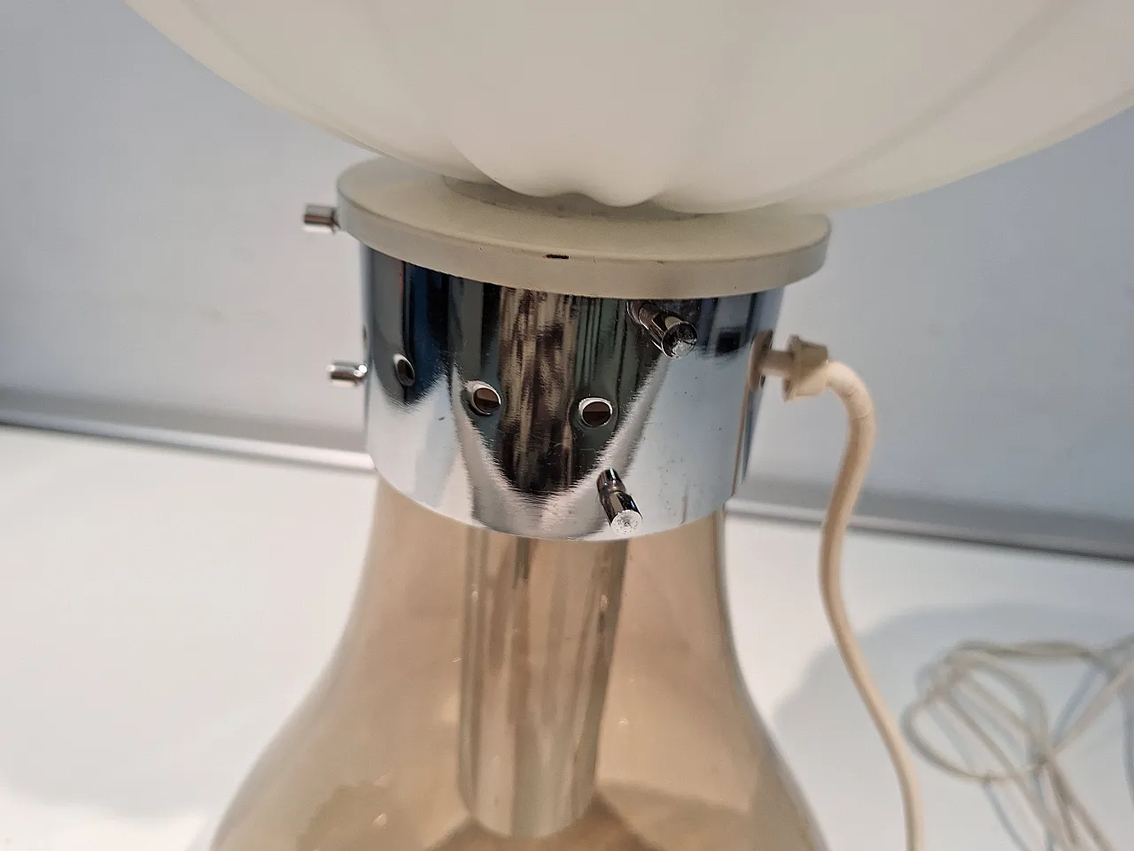 Space Age Birillo lamp attributed to Carlo Nason for Mazzega, 70s 13