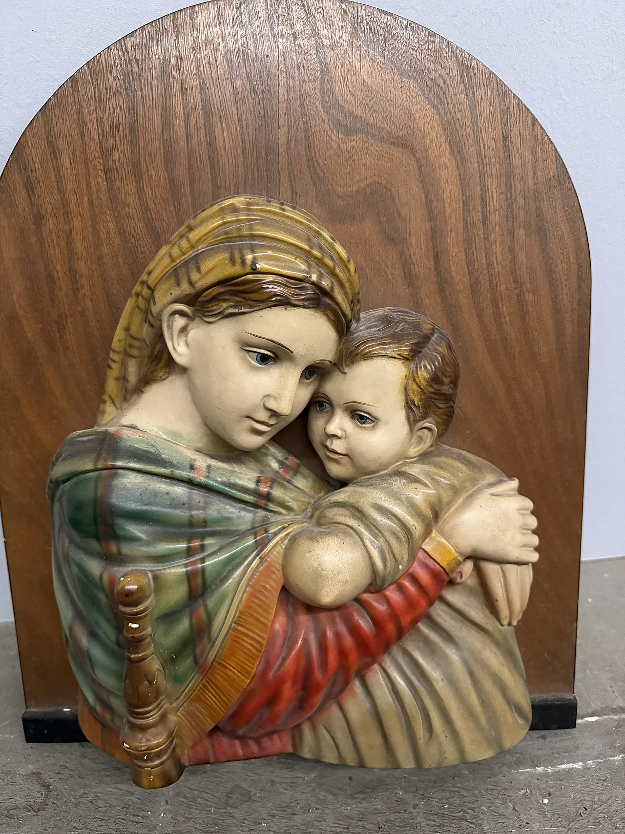 Group of 11 sacred capitals -with Madonnas, Jesus and Sacra, 50s 7