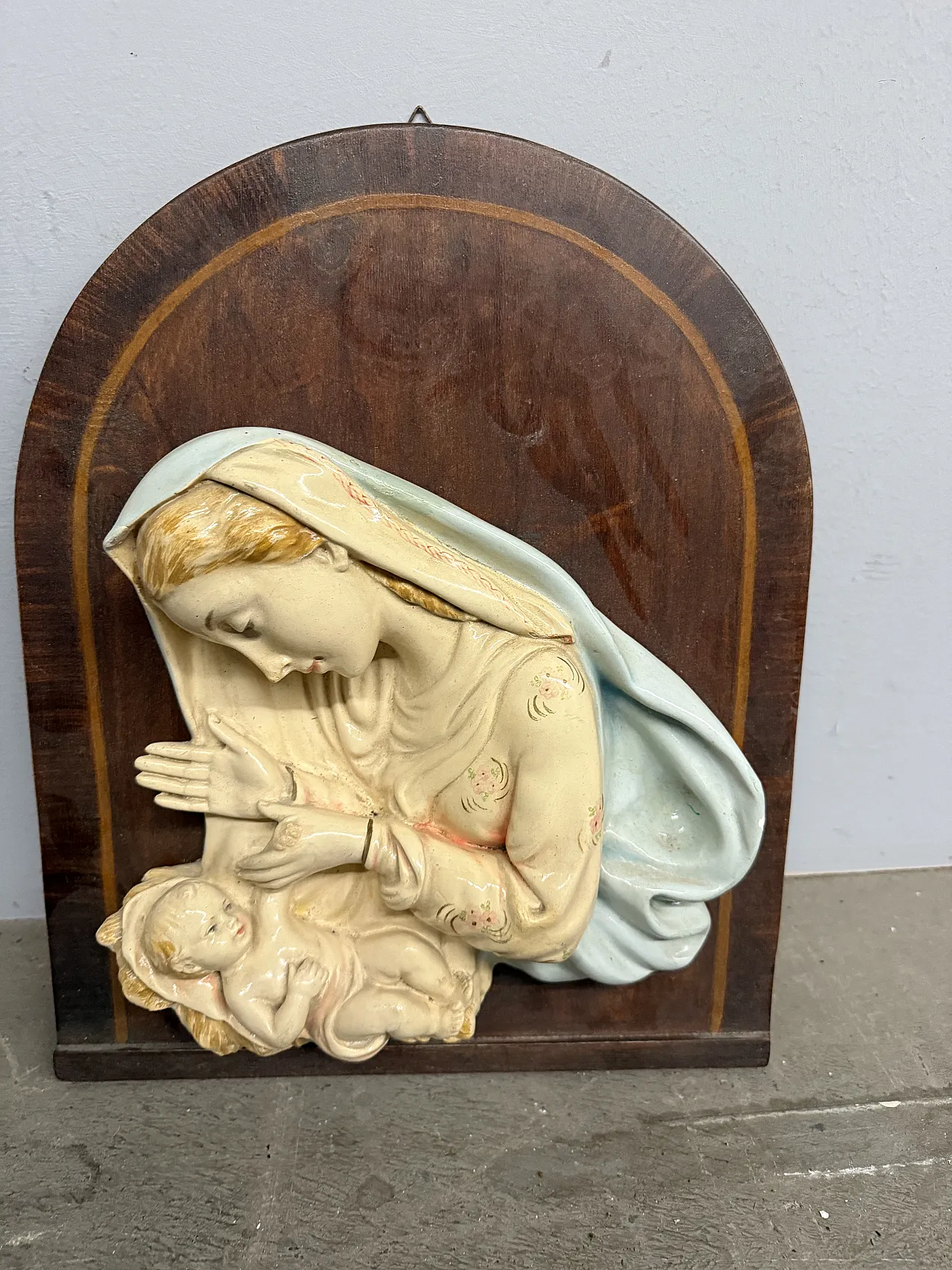 Group of 11 sacred capitals -with Madonnas, Jesus and Sacra, 50s 8