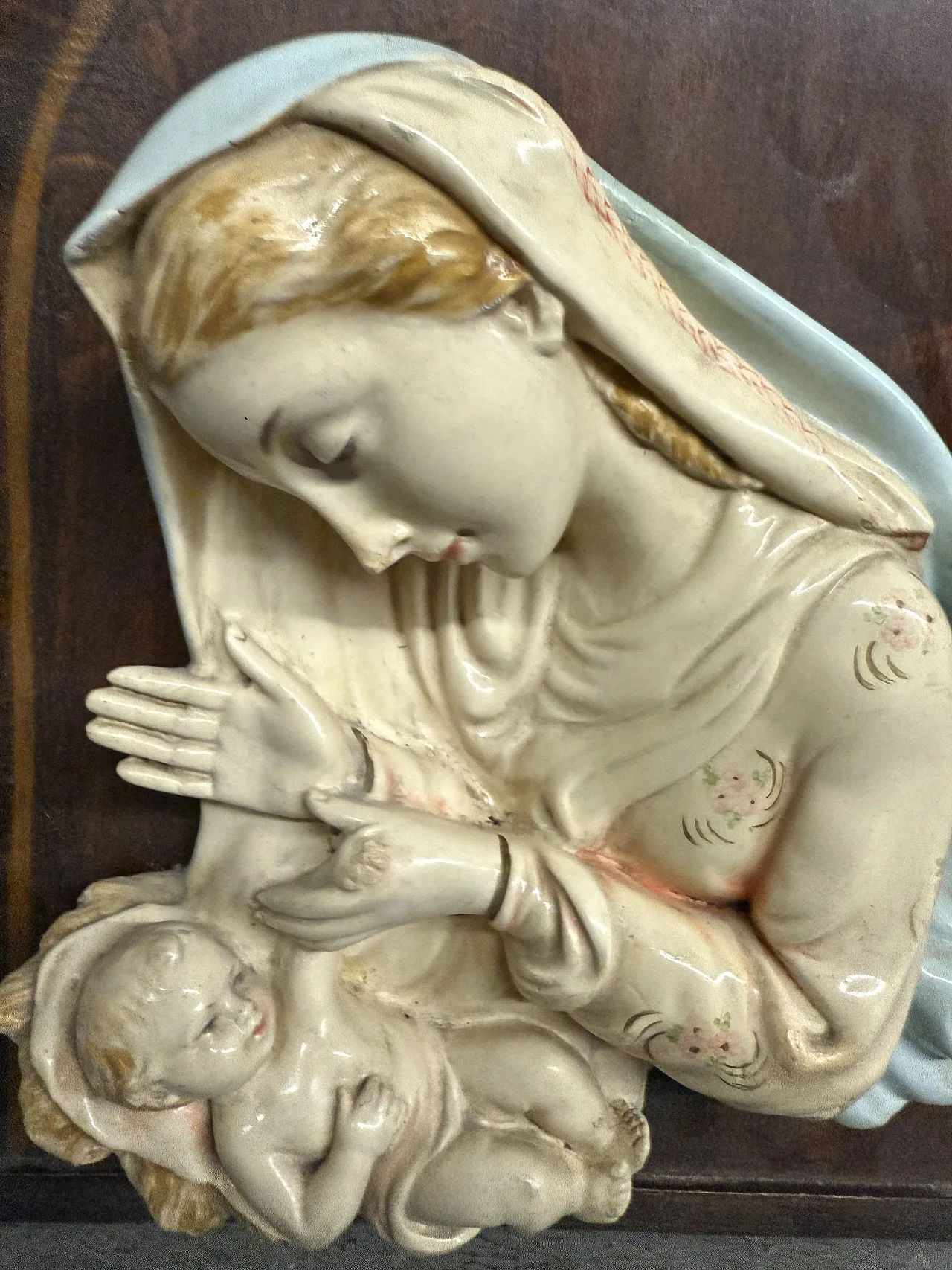 Group of 11 sacred capitals -with Madonnas, Jesus and Sacra, 50s 10