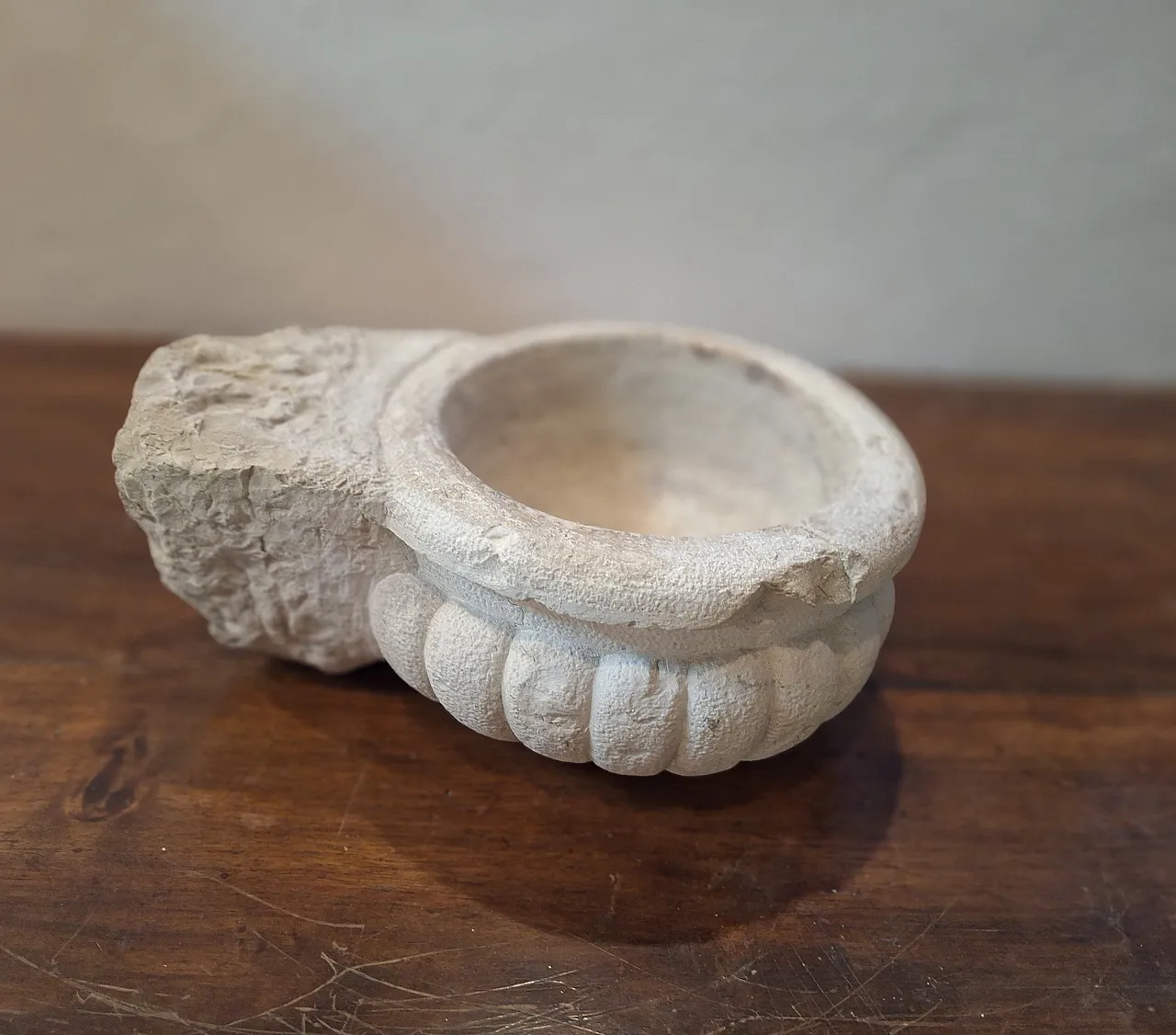 Marble wall stoup, 18th century 11