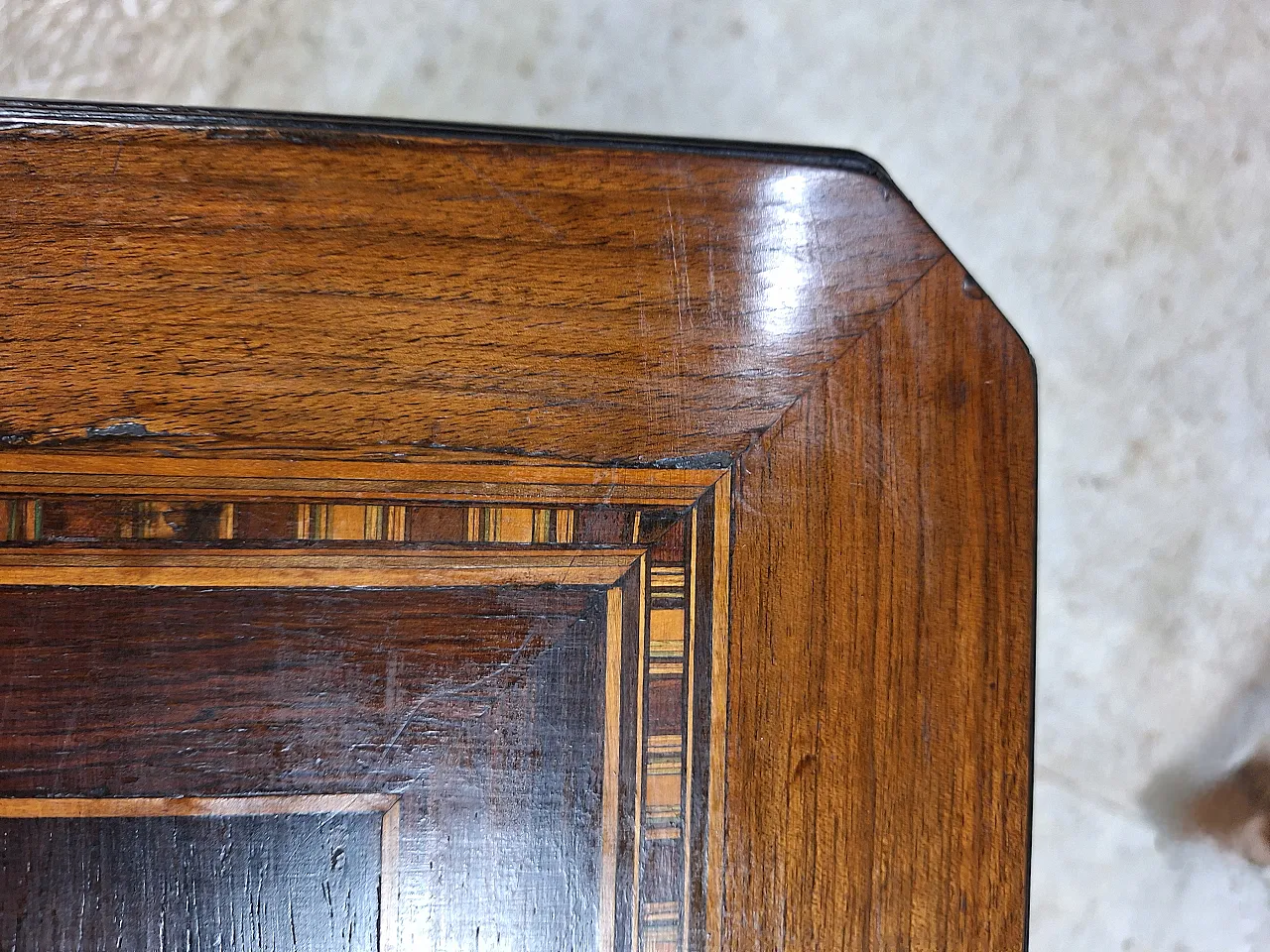 Napoleon III style coffee table, 1880 10