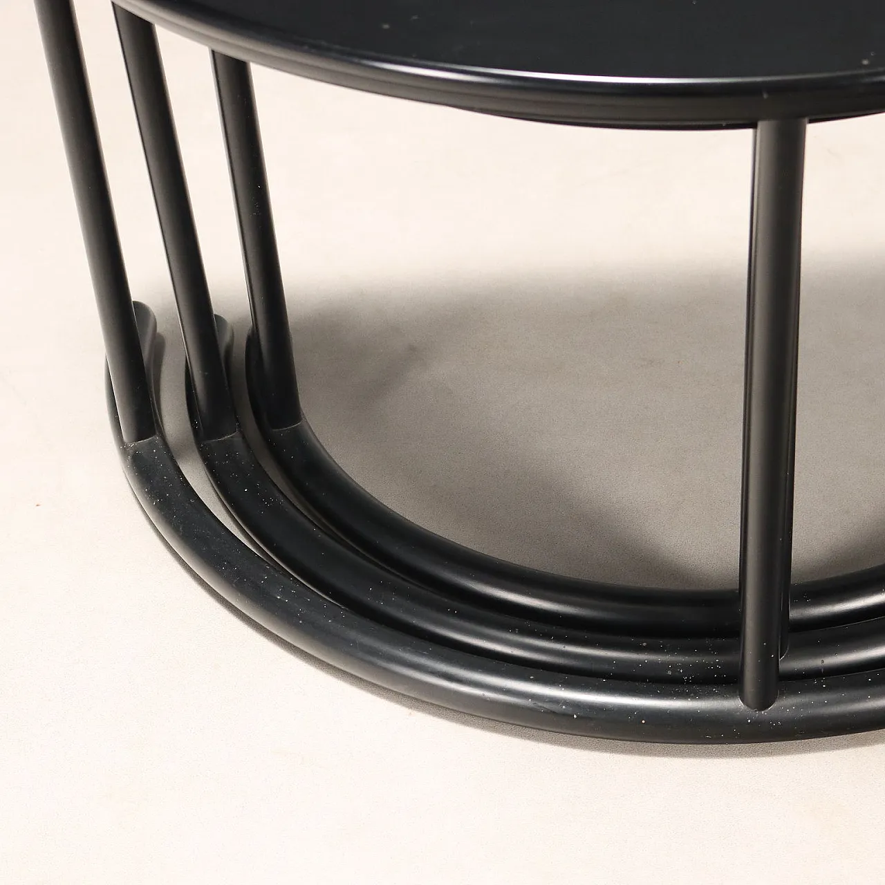 3 Lacquered wooden coffee tables, 20th century 6