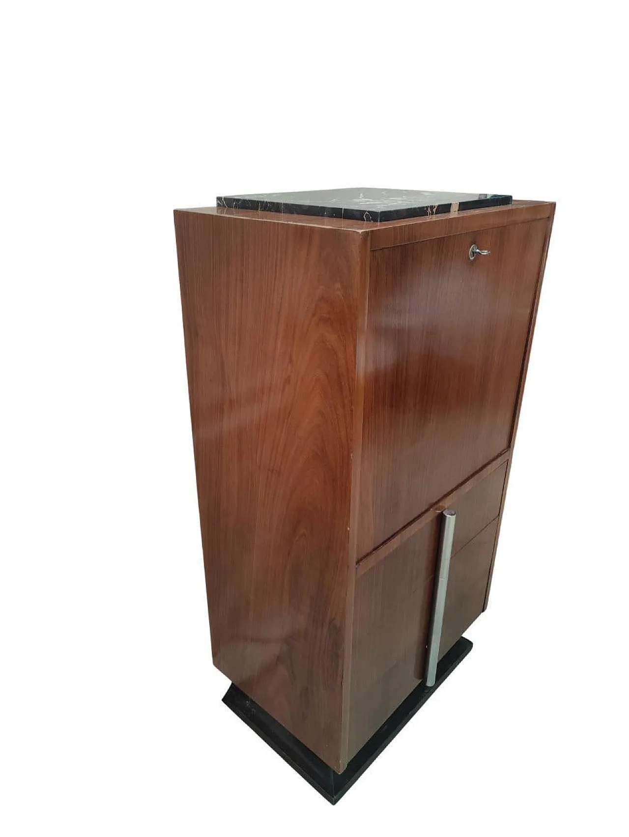 Secrétaire in legno di mogano, metà '900 3