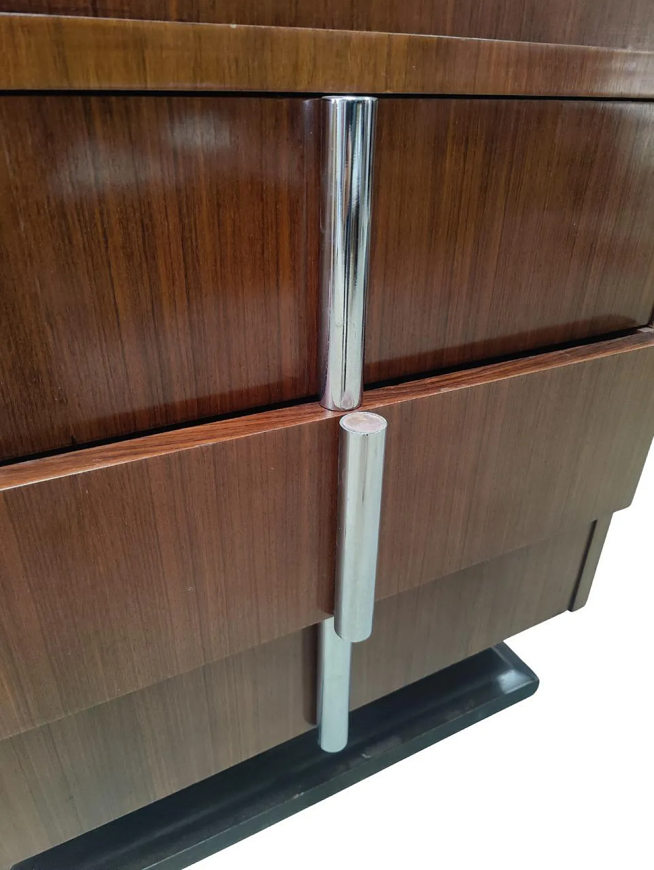 Secrétaire in legno di mogano, metà '900 8