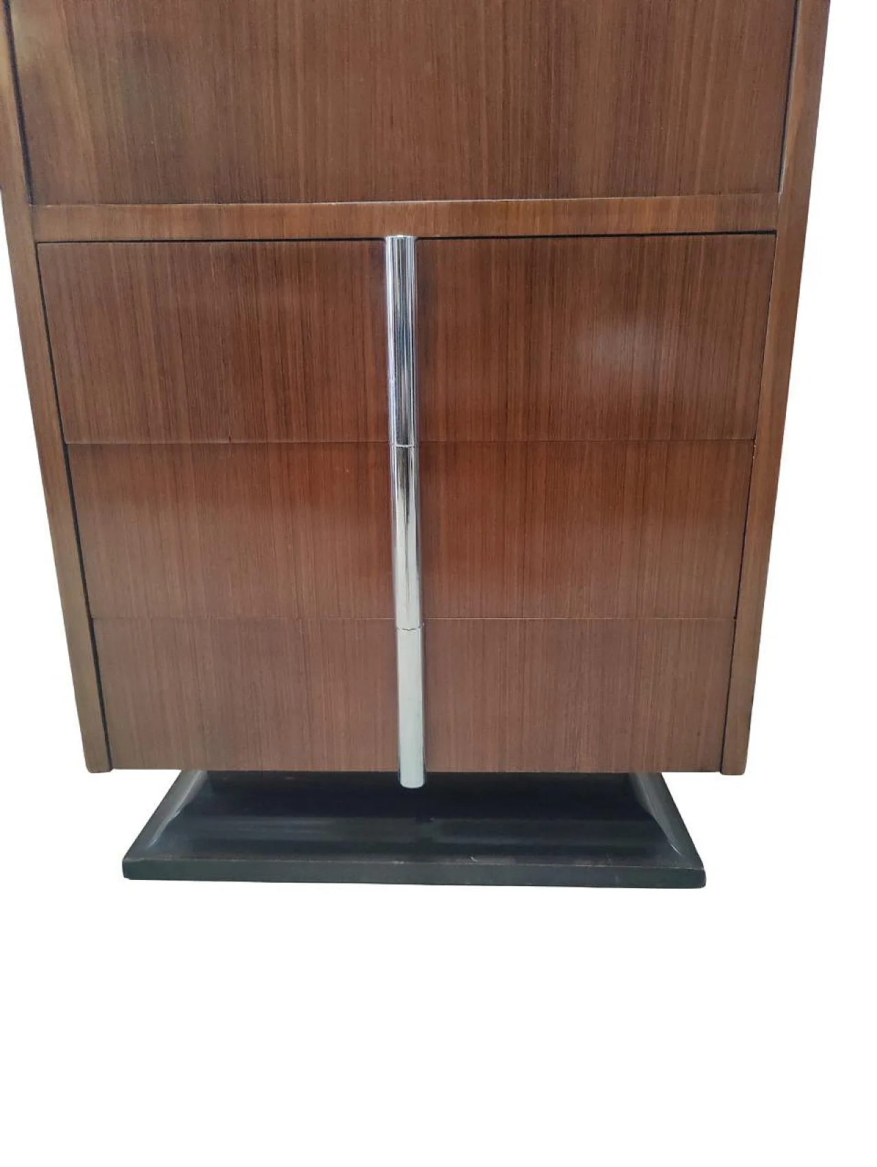 Secrétaire in legno di mogano, metà '900 9