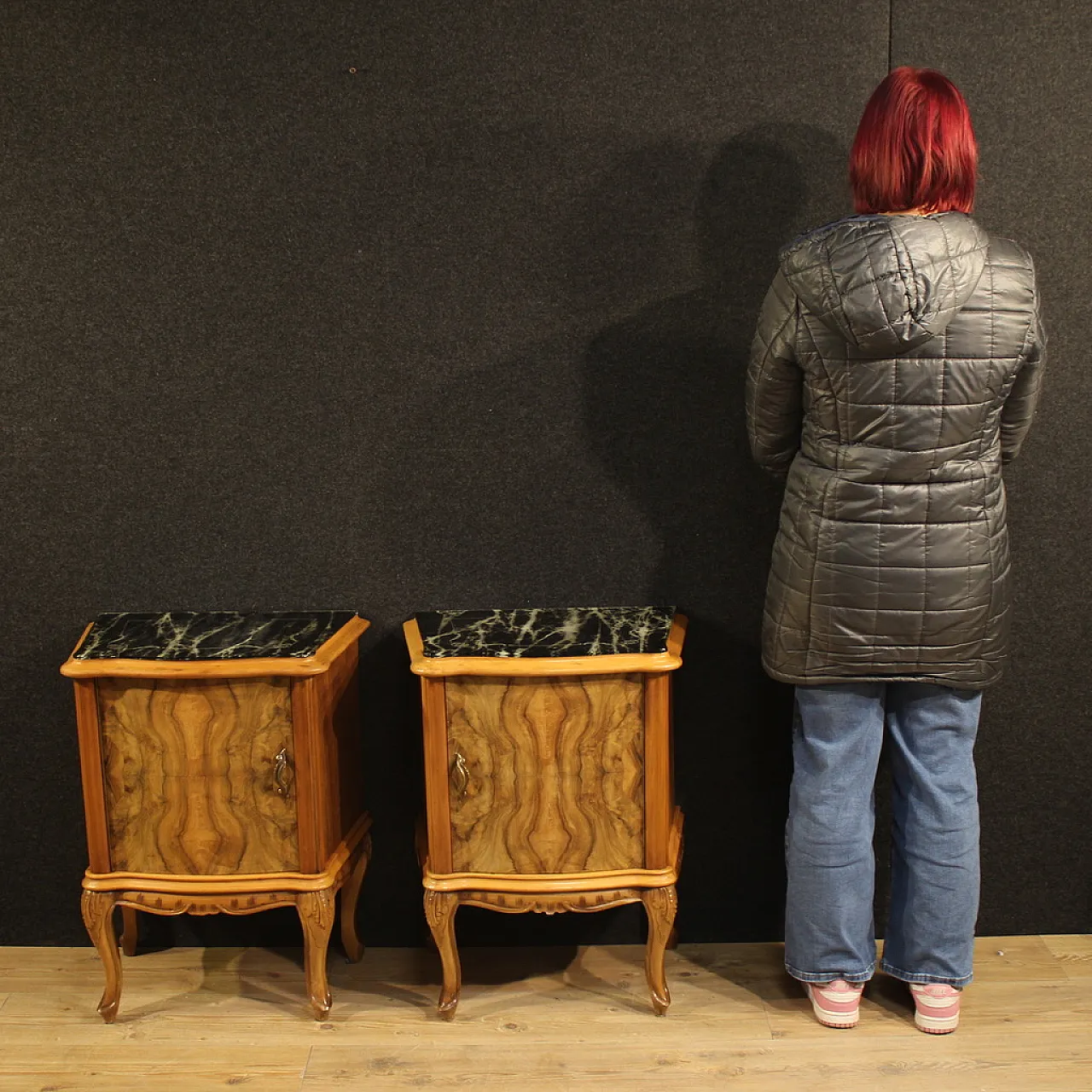 Coppia di comodini italiani, '900 2