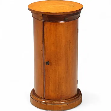 Comodino con piedistallo in mogano, primo '900