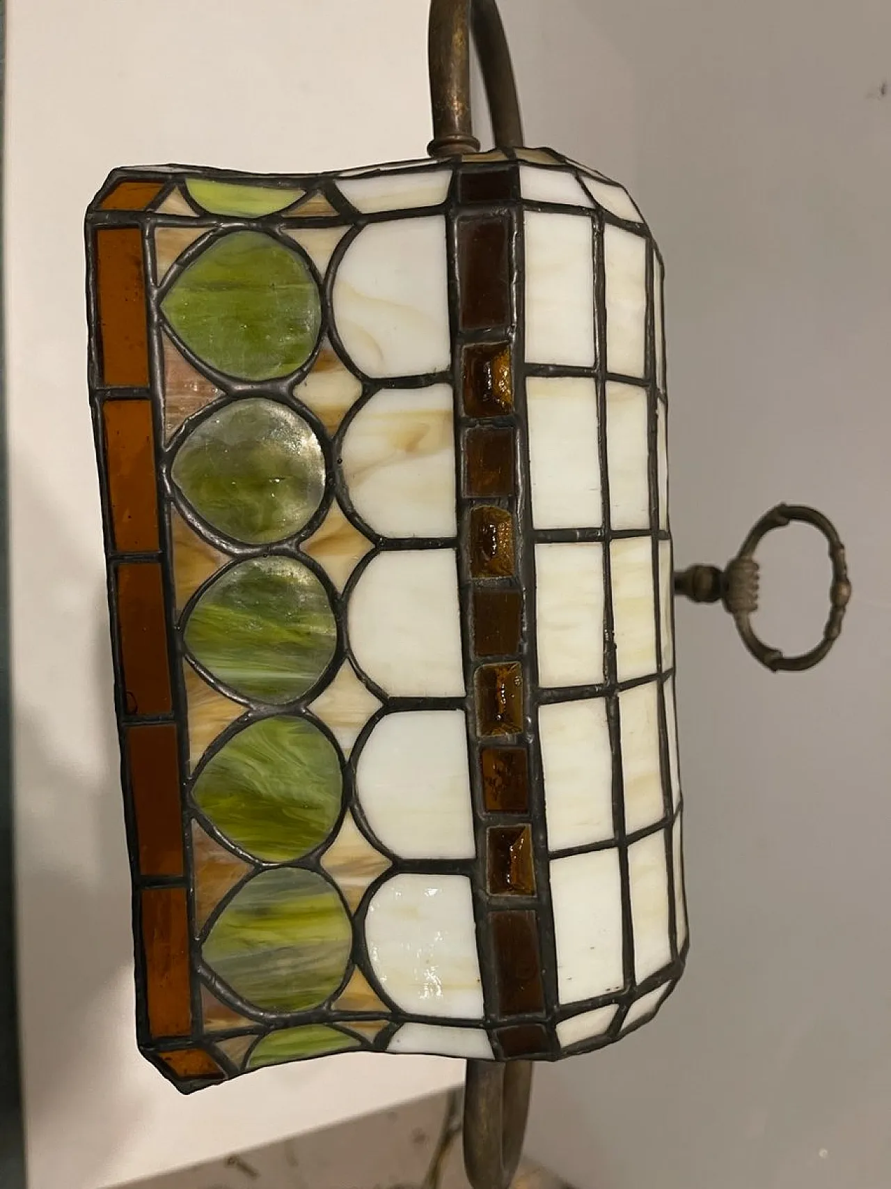 Tiffany desk lamp in bronze, 1970s 7