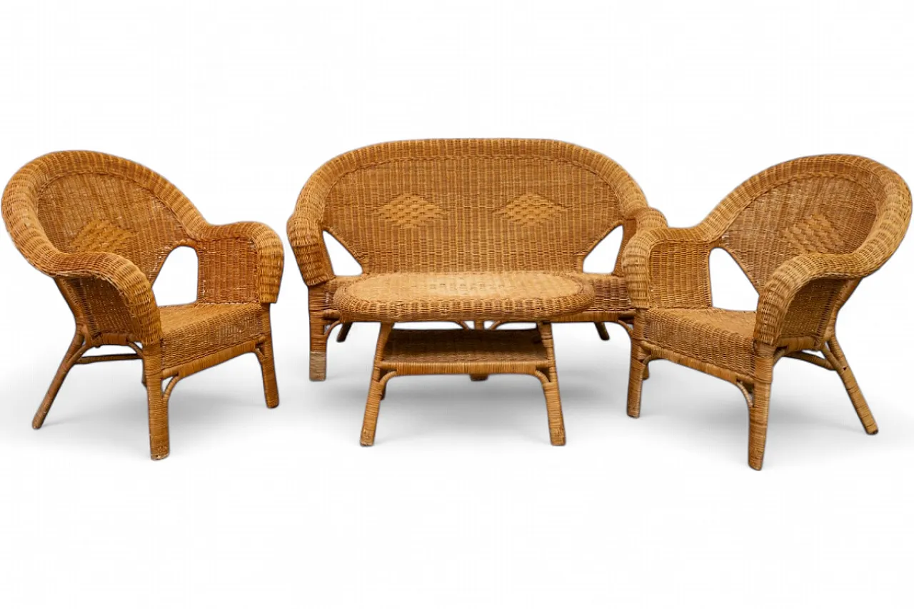 Salottino in vimini, '900 12