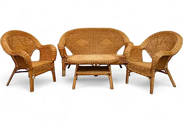 Salottino in vimini, '900