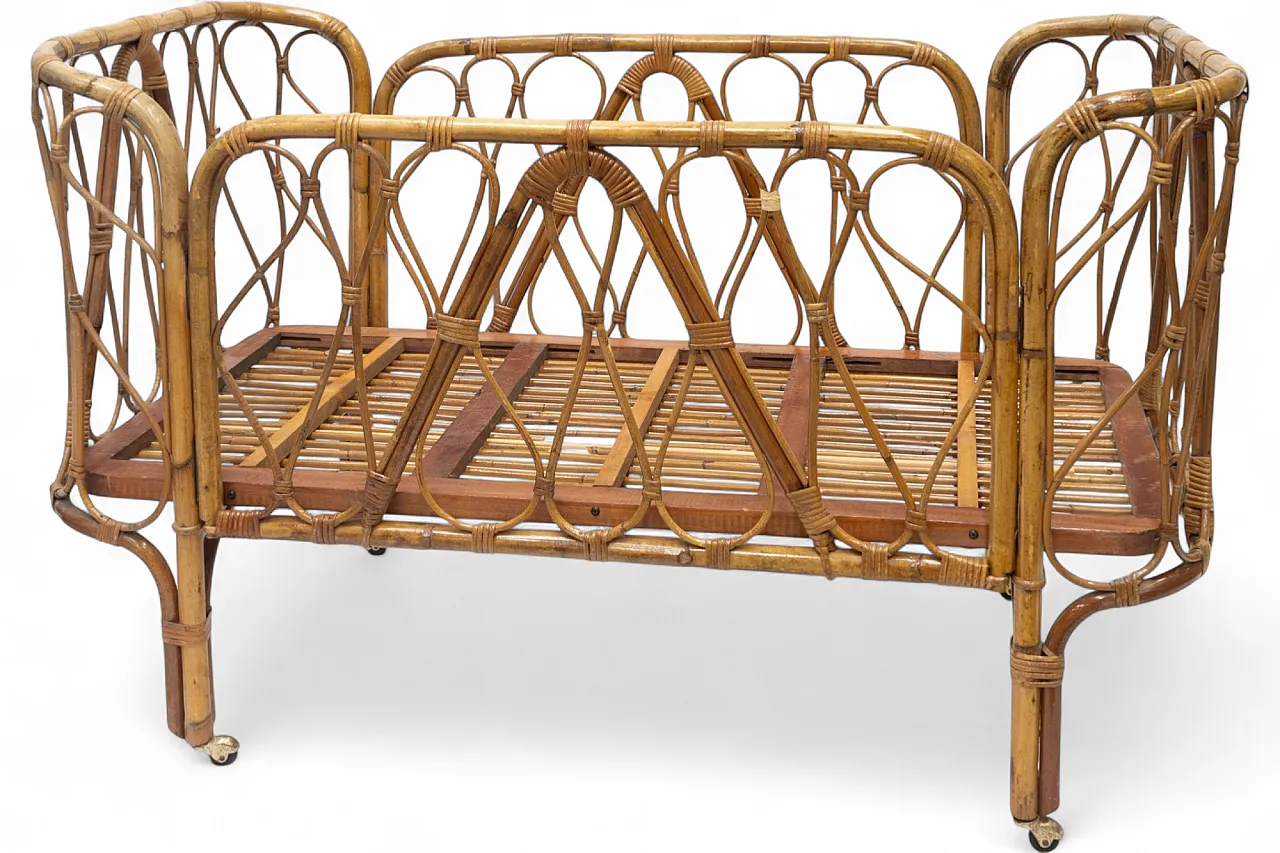 Lettino in bambù, '900 10