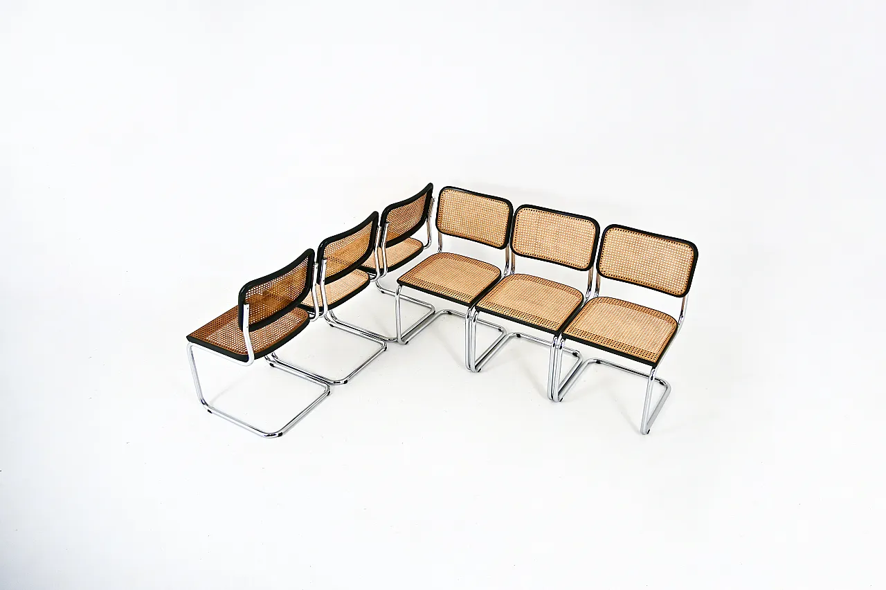 Dining Chairs Style B32 by Marcel Breuer, Set of 6 2