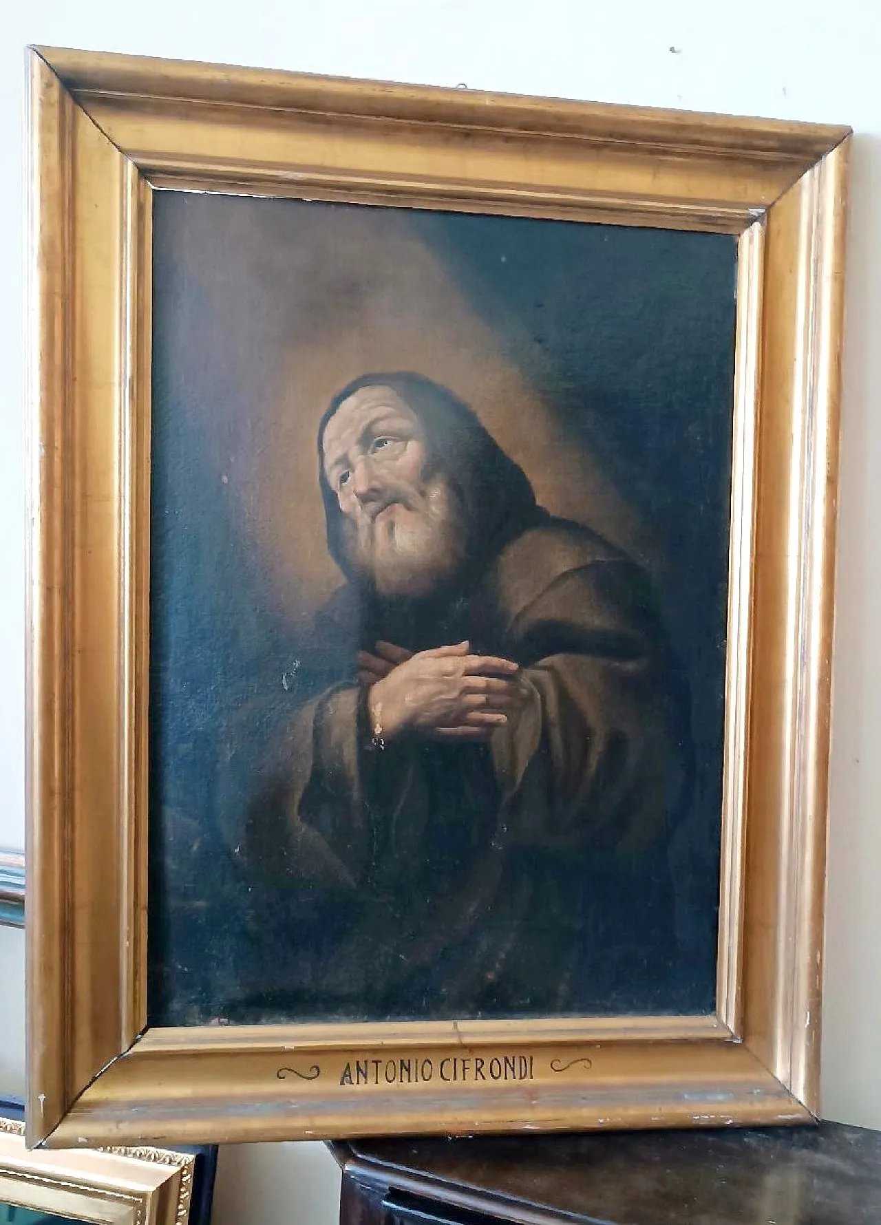 Saint Francis of Paola by Antonio Cifrondi, oil on canvas,18th century 1