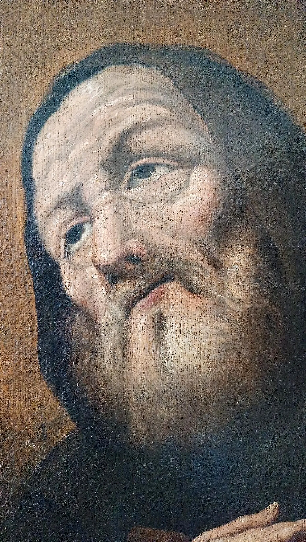 Saint Francis of Paola by Antonio Cifrondi, oil on canvas,18th century 7