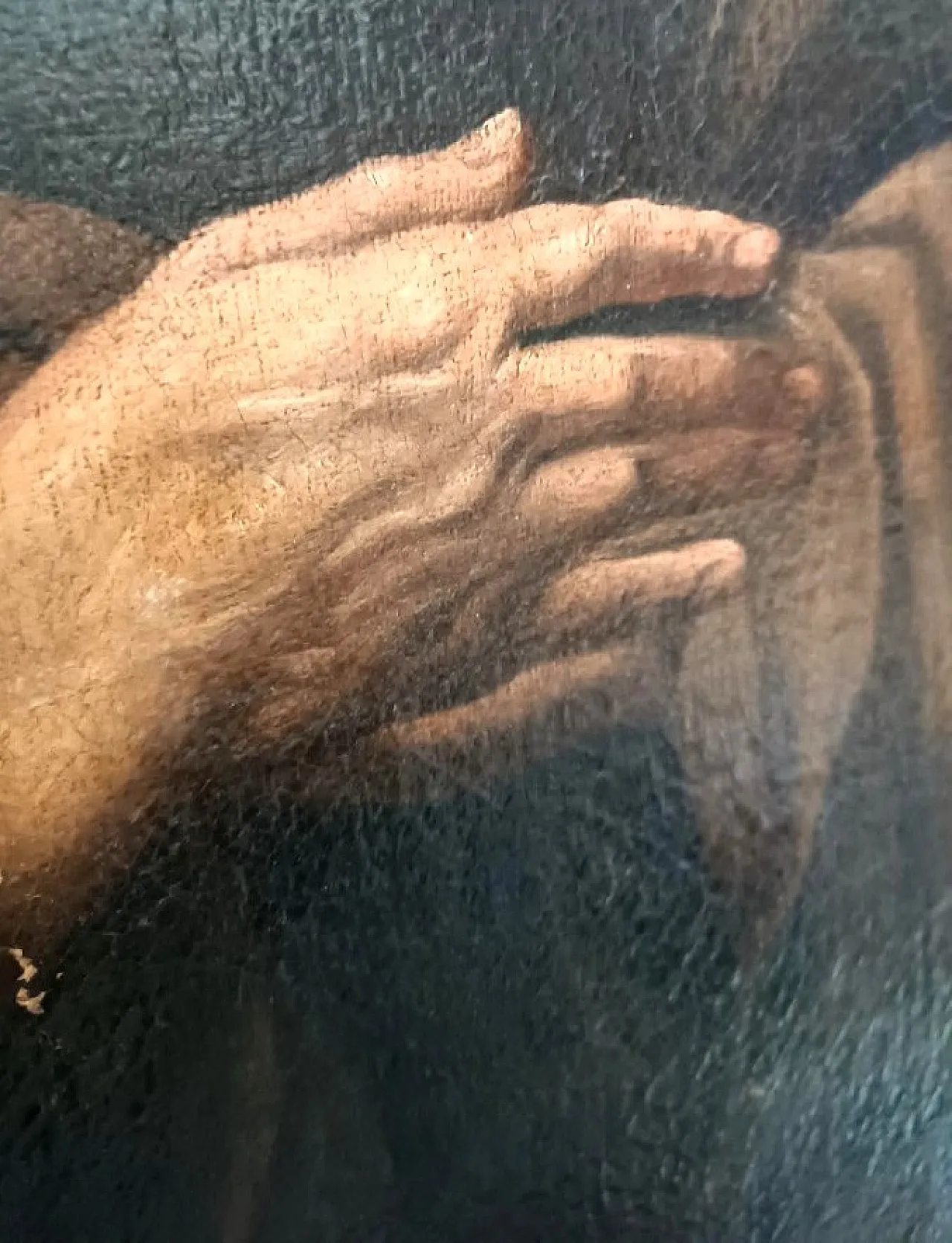 Saint Francis of Paola by Antonio Cifrondi, oil on canvas,18th century 8