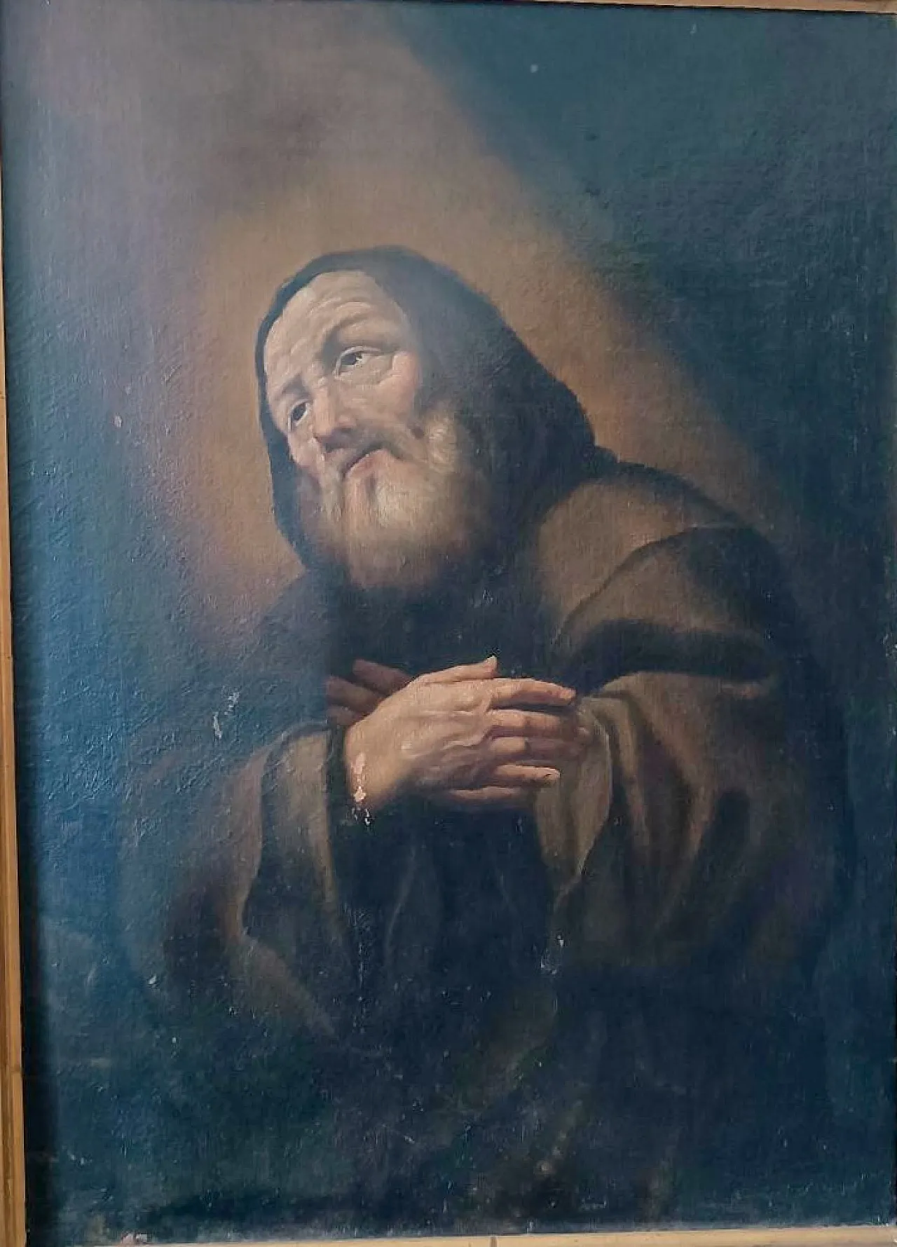 Saint Francis of Paola by Antonio Cifrondi, oil on canvas,18th century 11